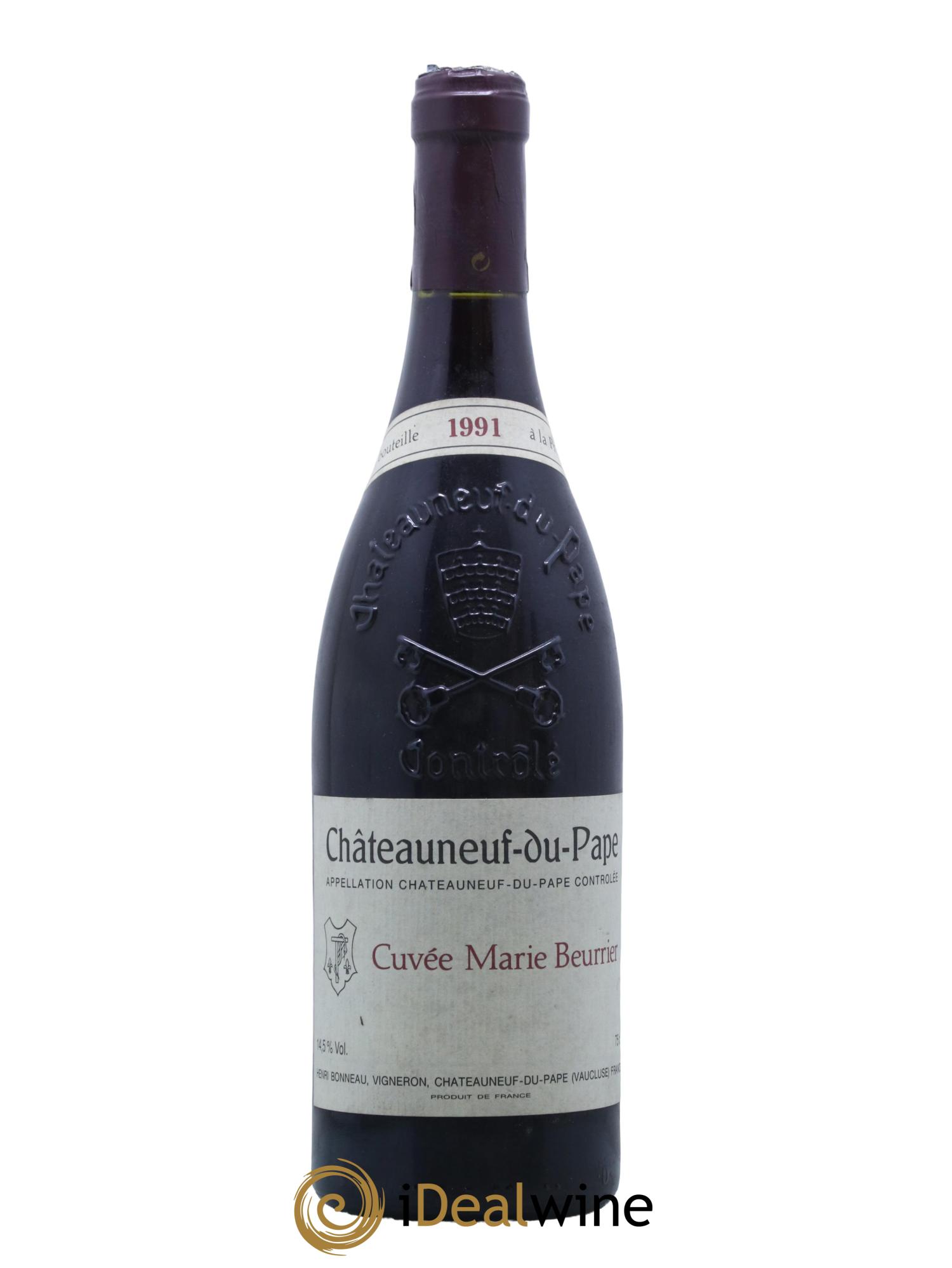 Châteauneuf-du-Pape Marie Beurrier Henri Bonneau & Fils 1991 - Lot de 1 bouteille - 0