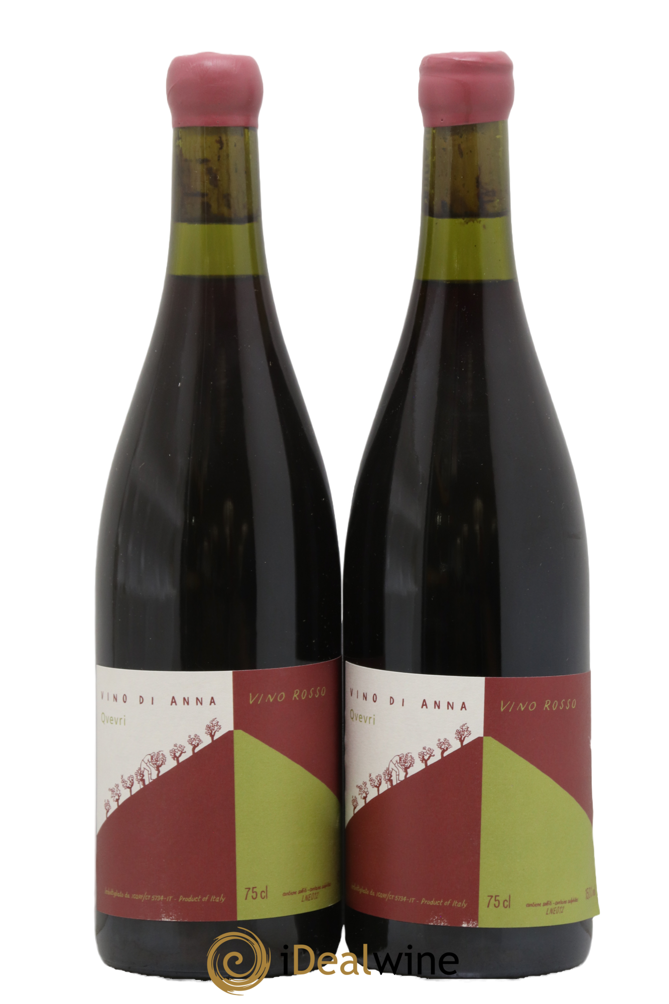 IGT Sicile Vino Rosso Qvevri Don Alfio Vino di Anna 2012 - Lotto di 2 bottiglie - 0