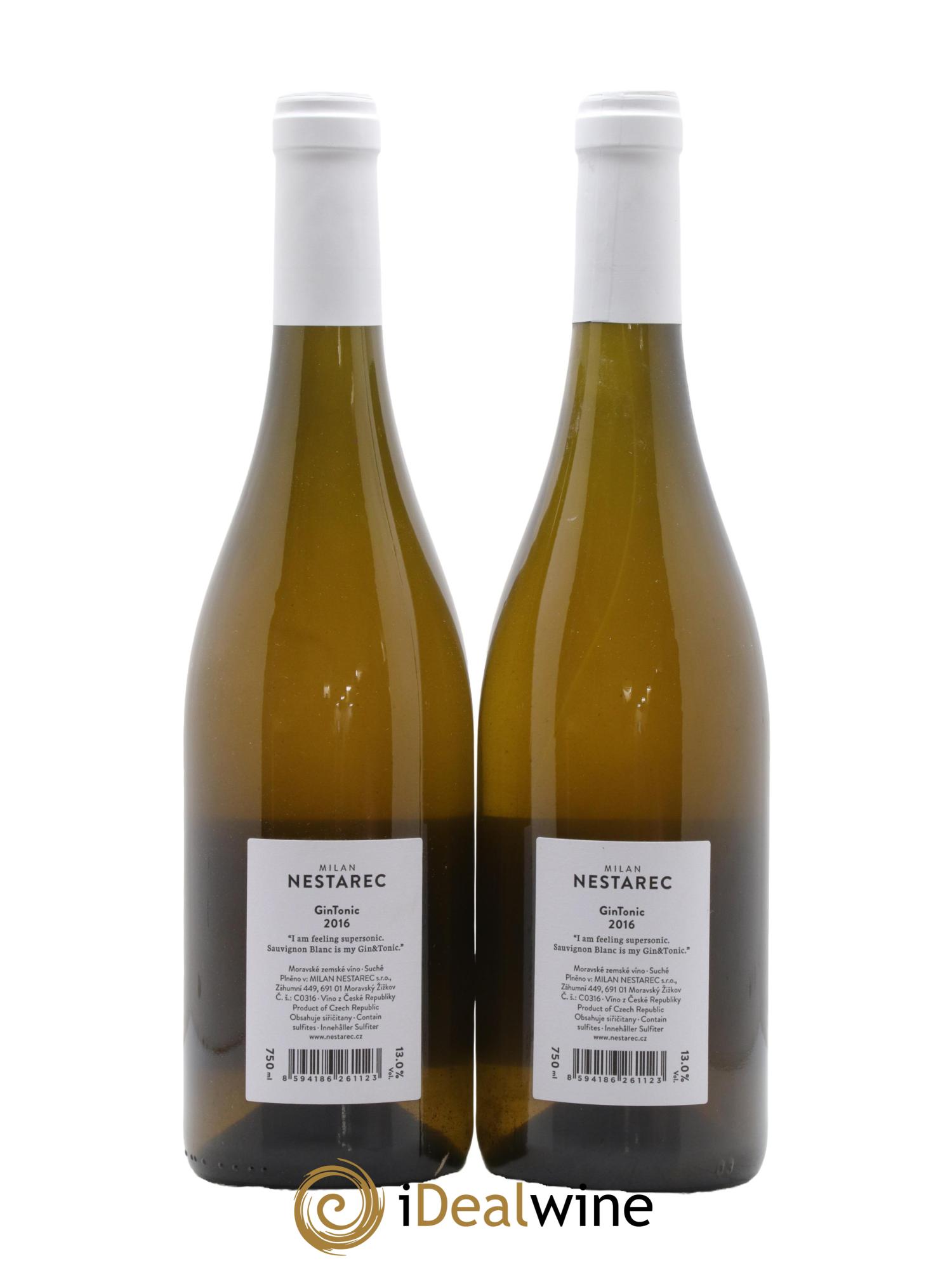 Vins Etrangers République Tchèque Gin Tonic Milan Nestarec 2016 - Lot de 2 bouteilles - 1