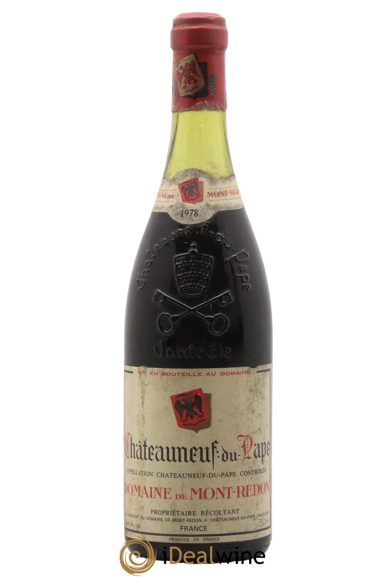 Châteauneuf-du-Pape Château Mont-Redon Famille Abeille-Fabre 1978 - Lot de 1 bouteille - 0