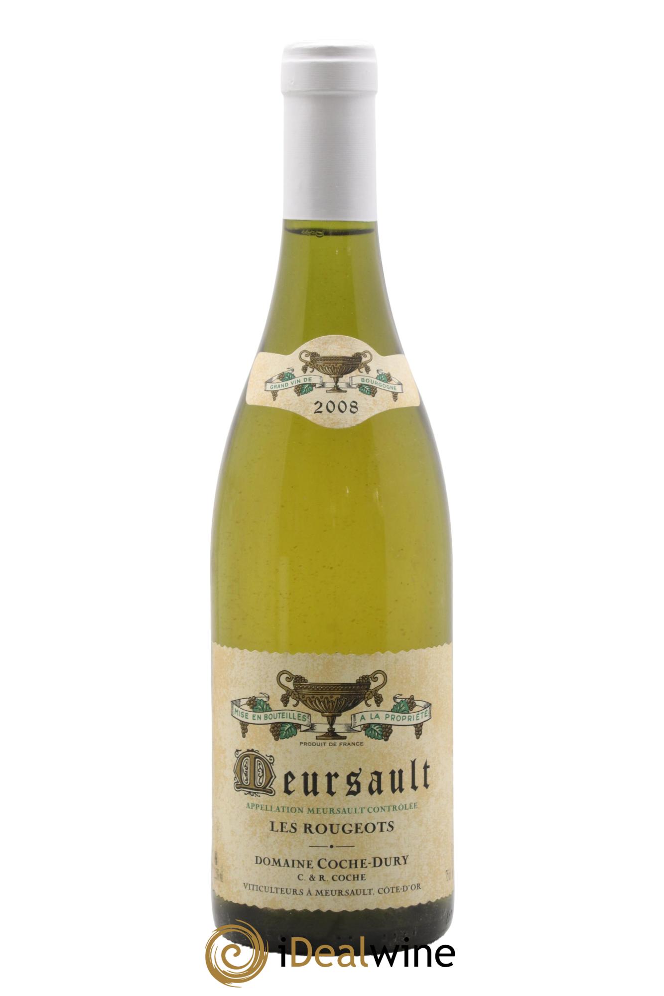 Meursault Les Rougeots Coche Dury (Domaine) 2008 - Lot of 1 bottle - 0