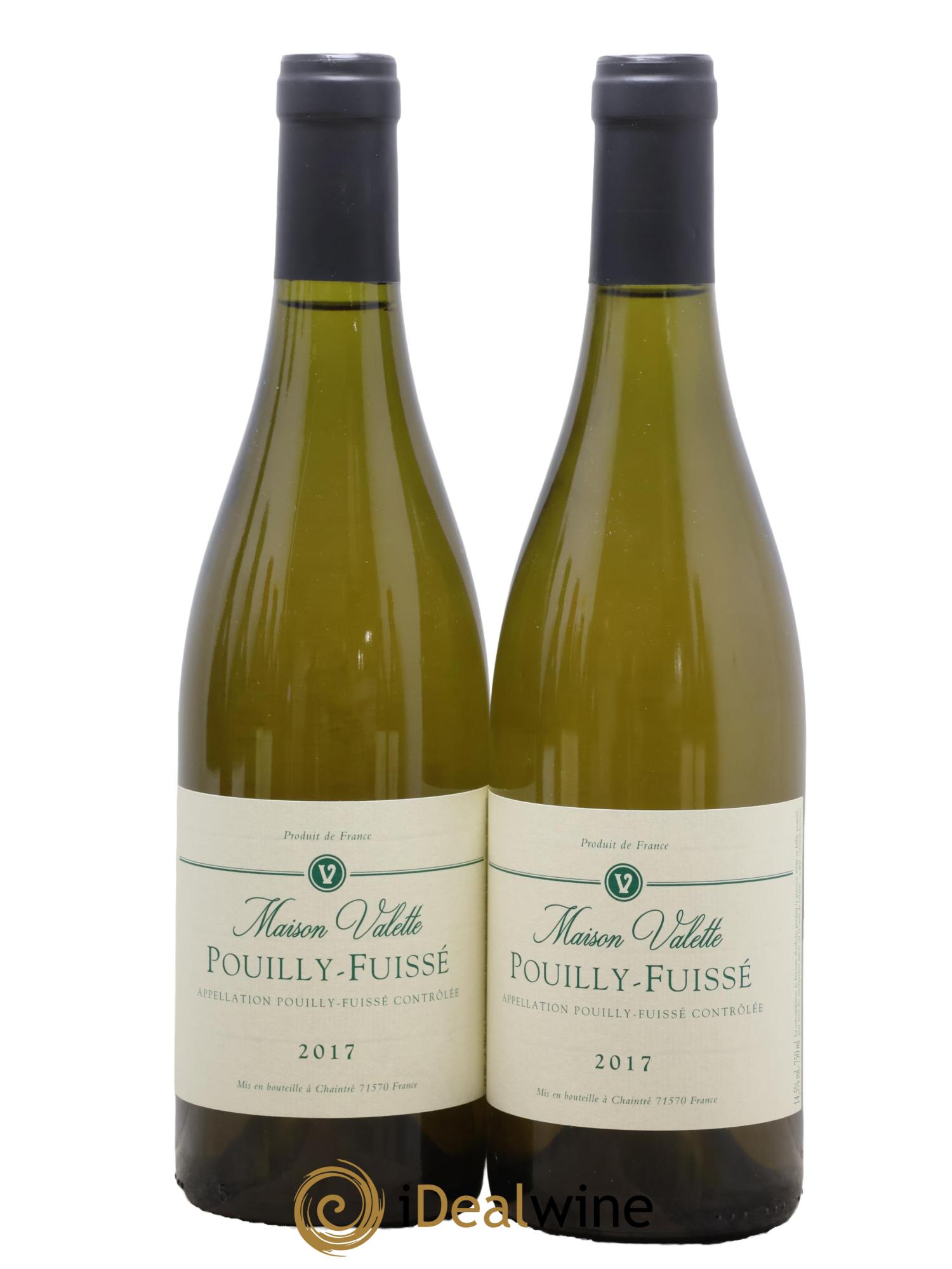 Pouilly-Fuissé Valette (Domaine) 2017 - Lotto di 2 bottiglie - 0