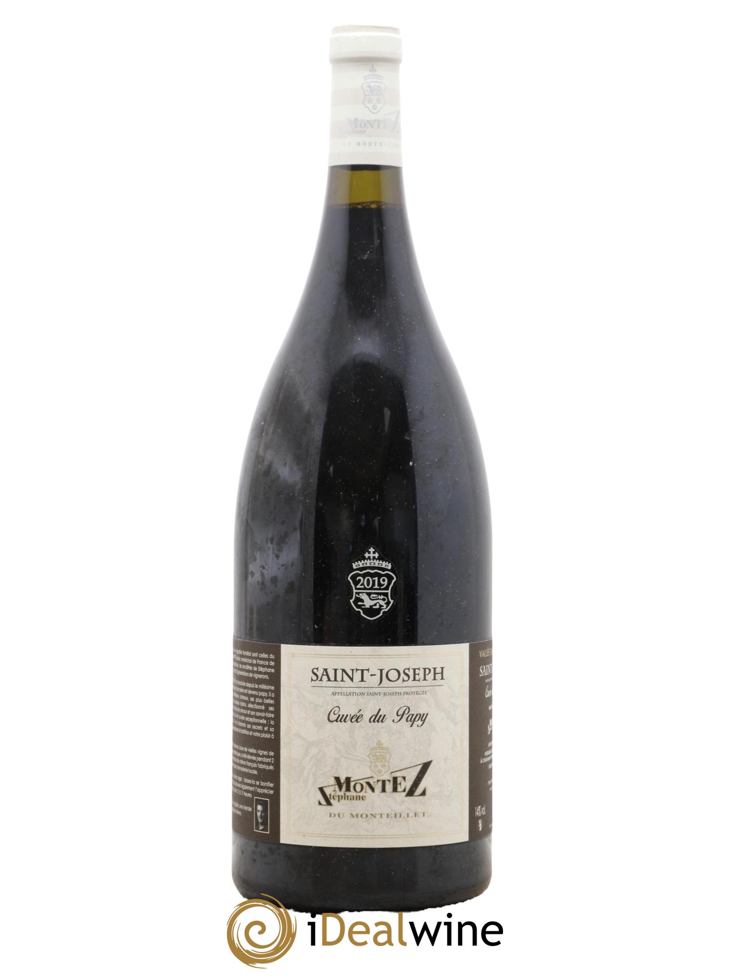 Saint-Joseph Cuvée du Papy Monteillet (Domaine du) - Stéphane Montez 2019 - Lot de 1 magnum - 0