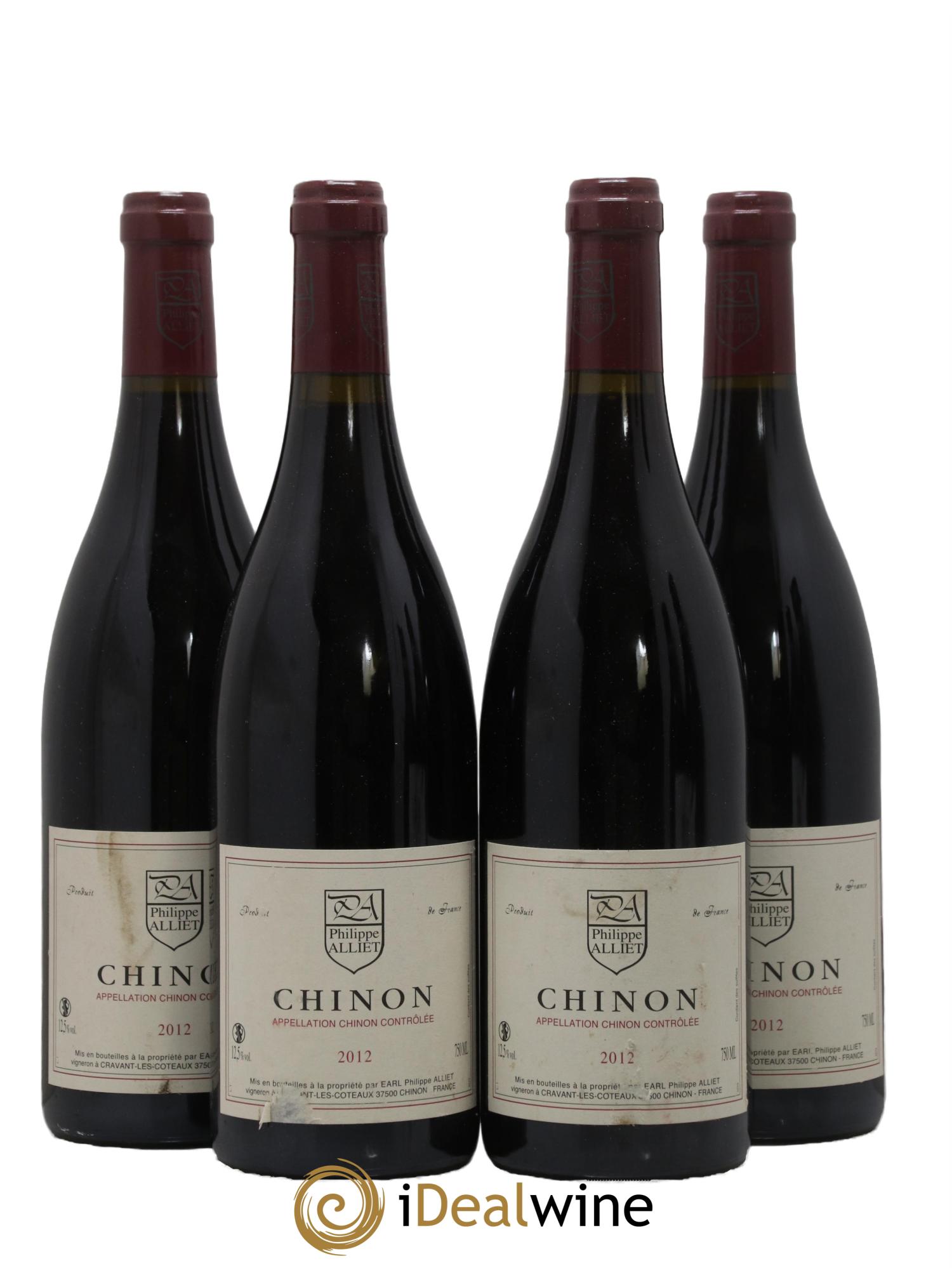 Chinon Philippe Alliet 2012 - Posten von 4 Flaschen - 0