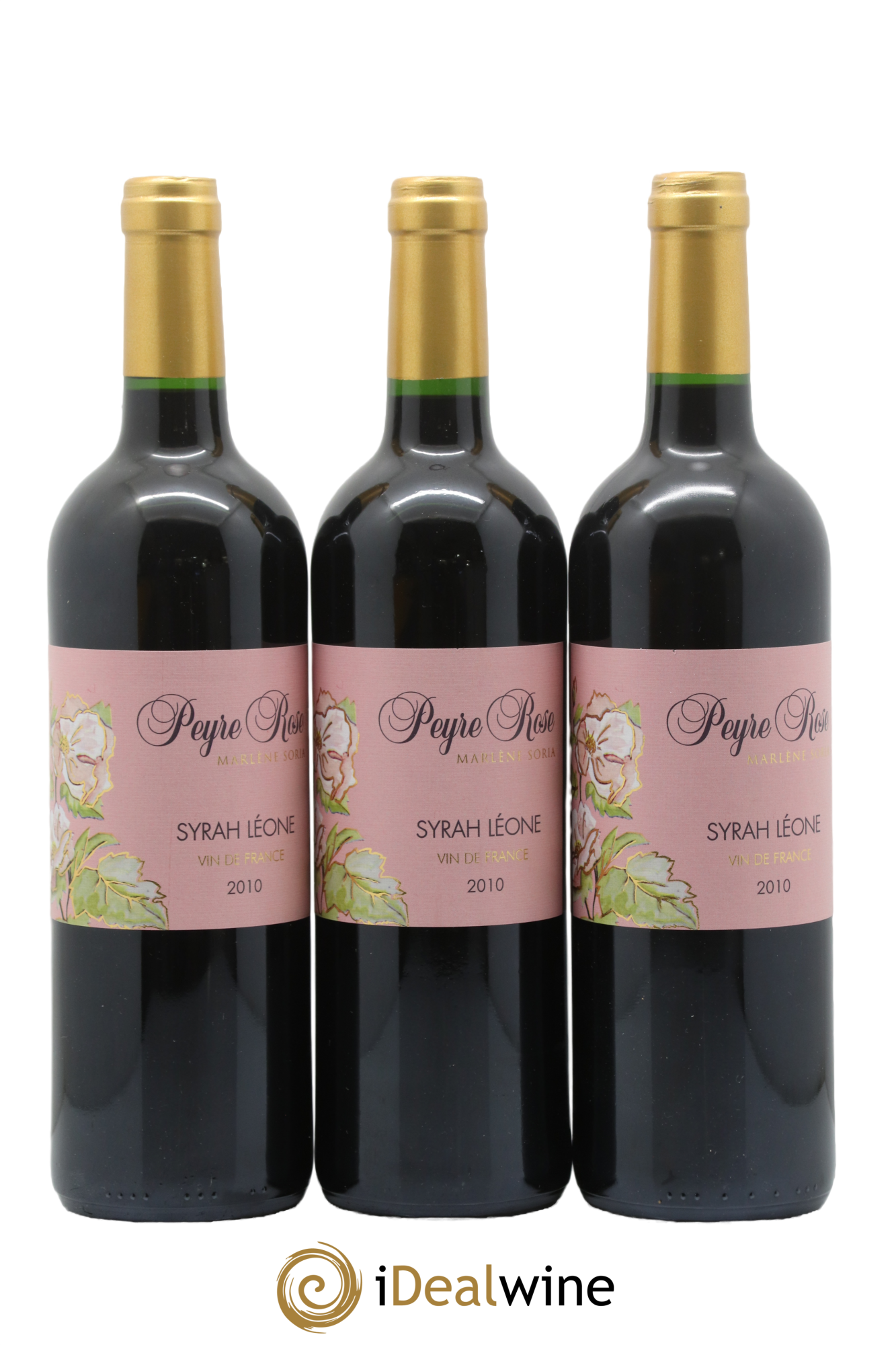 Coteaux du Languedoc Domaine Peyre Rose Belle Léone (anciennement Syrah Léone) Marlène Soria 2010 - Lot de 3 bouteilles - 0