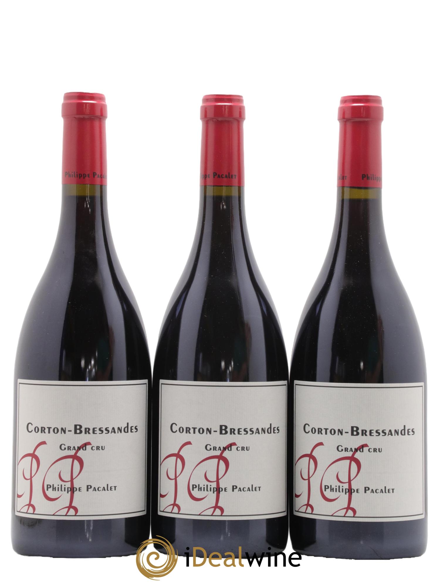 Corton Grand Cru Bressandes Philippe Pacalet 2017 - Lot de 3 bouteilles - 0