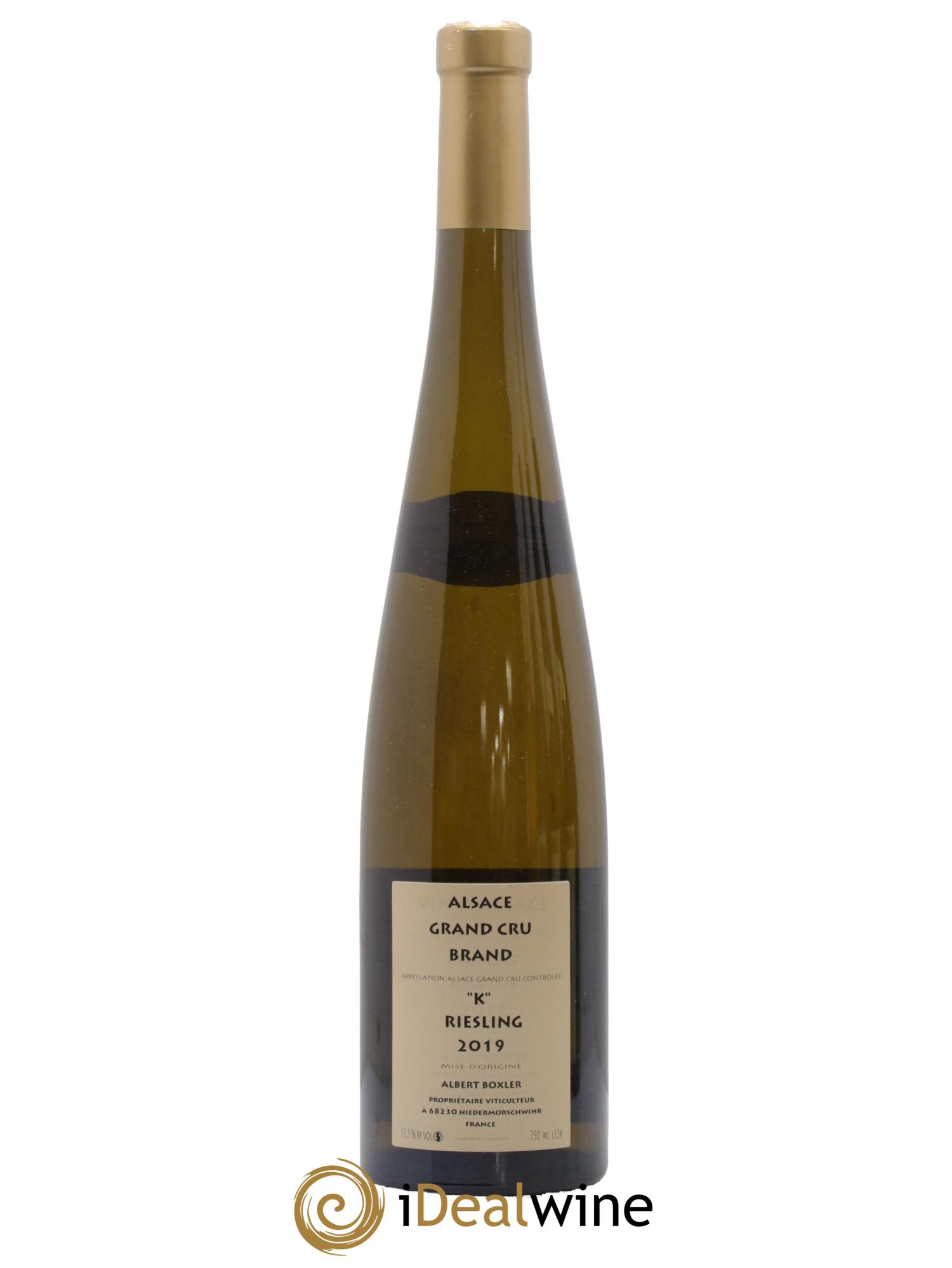 Alsace Riesling Grand Cru Brand K Albert Boxler 2019 - Posten von 1 Flasche - 1