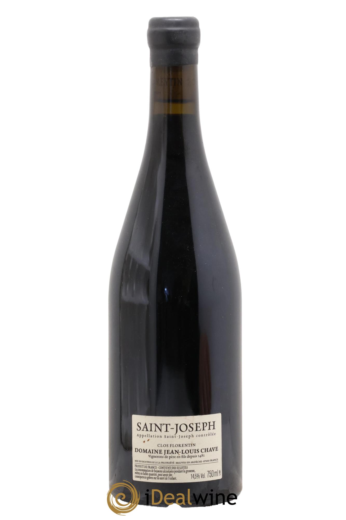 Saint-Joseph Clos Florentin Jean-Louis Chave 2018 - Lot de 1 bouteille - 1