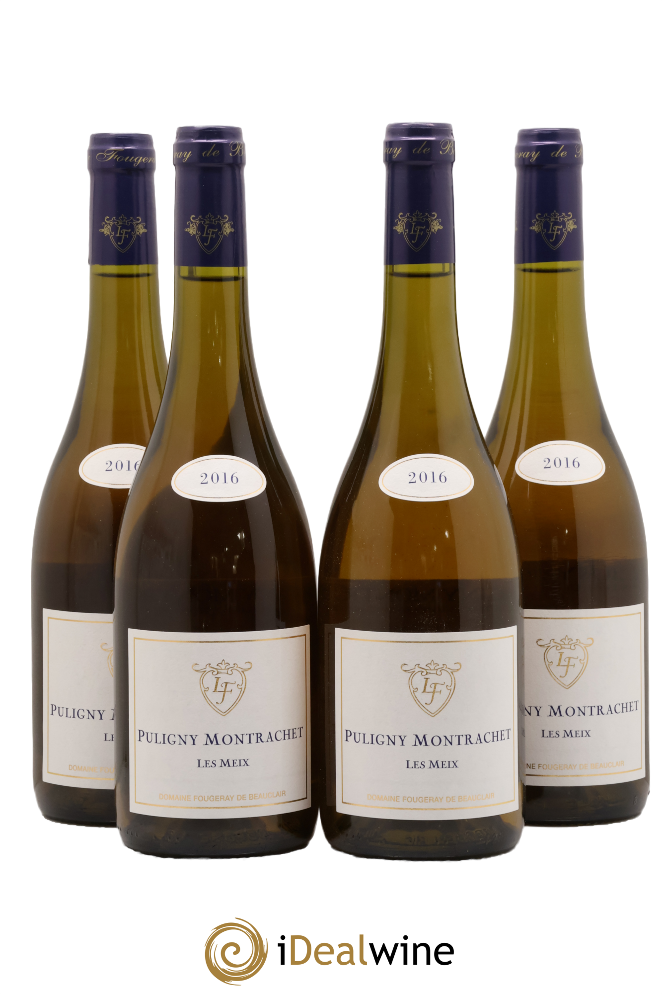 Puligny-Montrachet Les Meix Fougeray de Beauclair 2016 - Lotto di 4 bottiglie - 0
