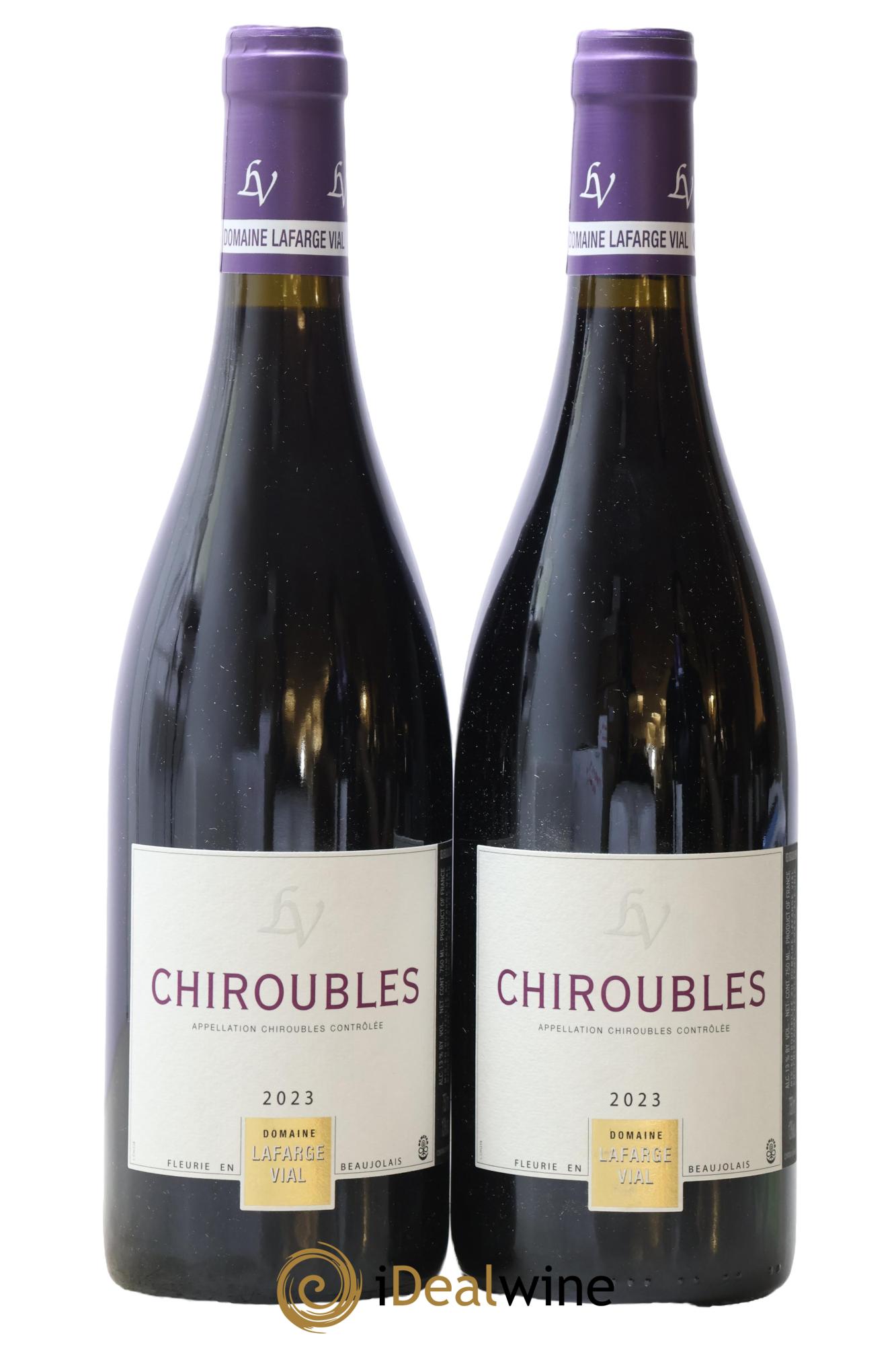 Chiroubles Lafarge Vial 2023 - Posten von 2 Flaschen - 0