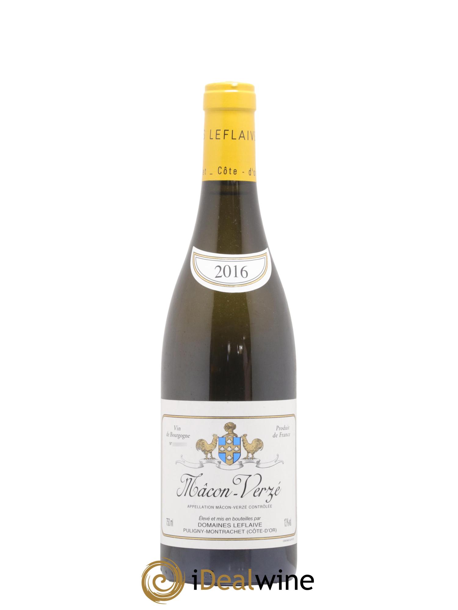 Mâcon Verzé Leflaive (Domaine) 2016 - Lot de 1 bouteille - 0