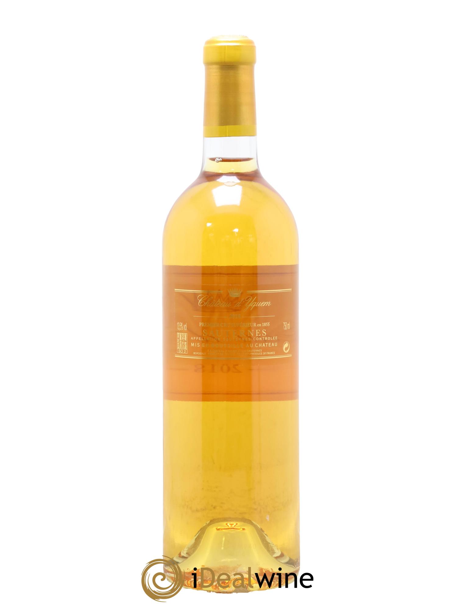 Château d' Yquem 1er Cru Classé Supérieur  2018 - Posten von 1 Flasche - 2