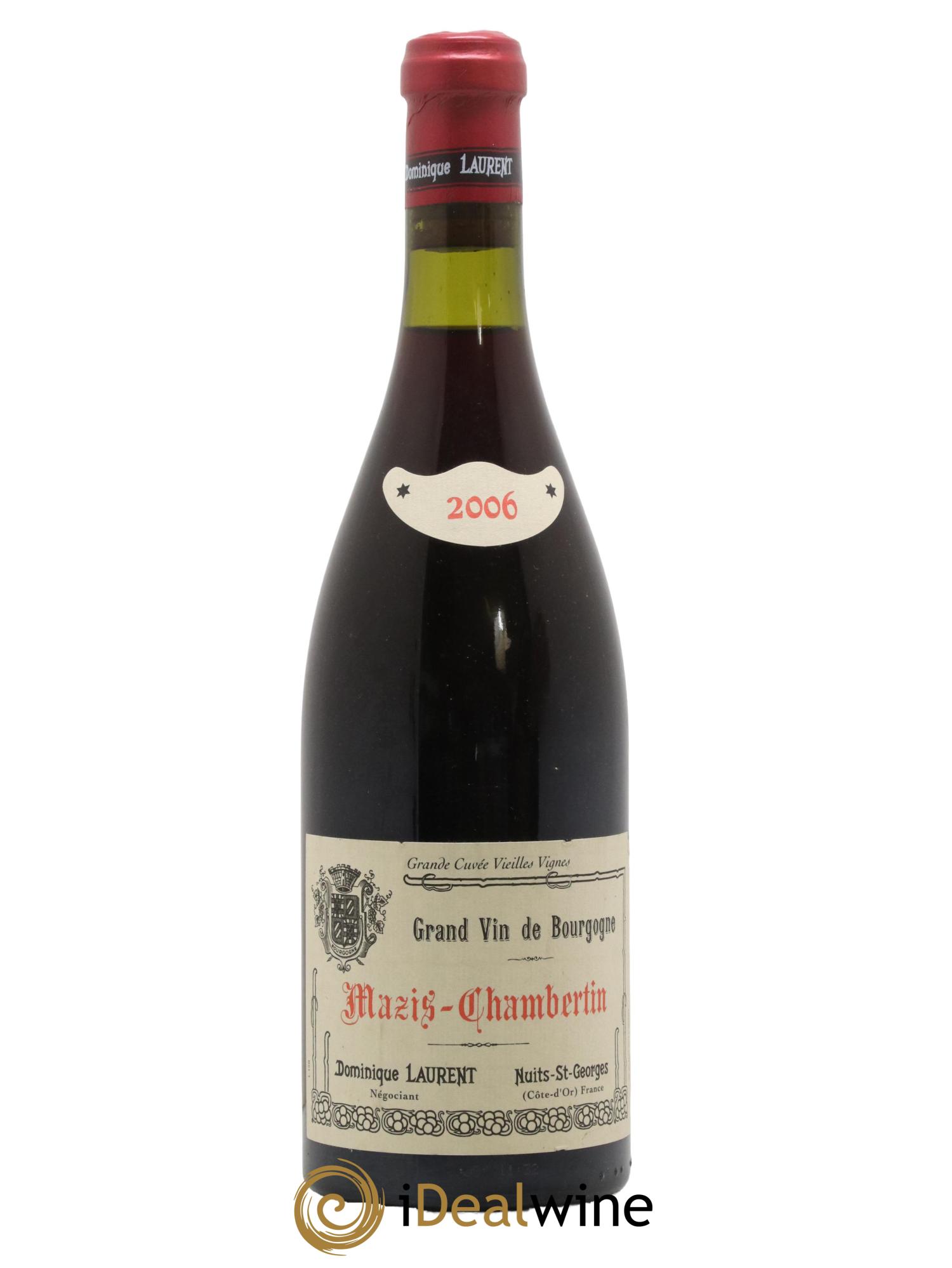 Mazis-Chambertin Grand Cru Vieilles Vignes Cuvée B Dominique Laurent 2006 - Lot de 1 bouteille - 0