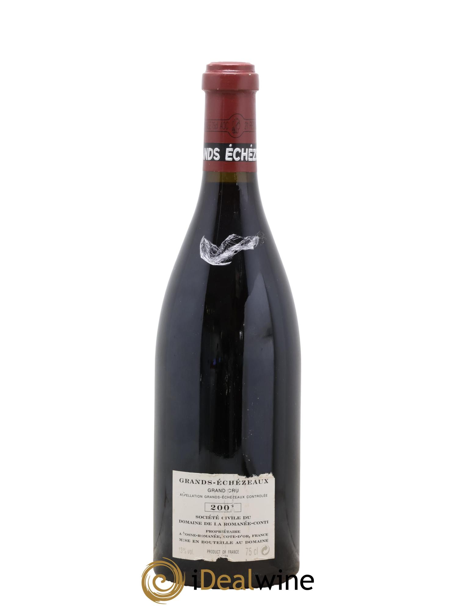 Grands-Echezeaux Grand Cru Domaine de la Romanée-Conti 2001 - Posten von 1 Flasche - 1