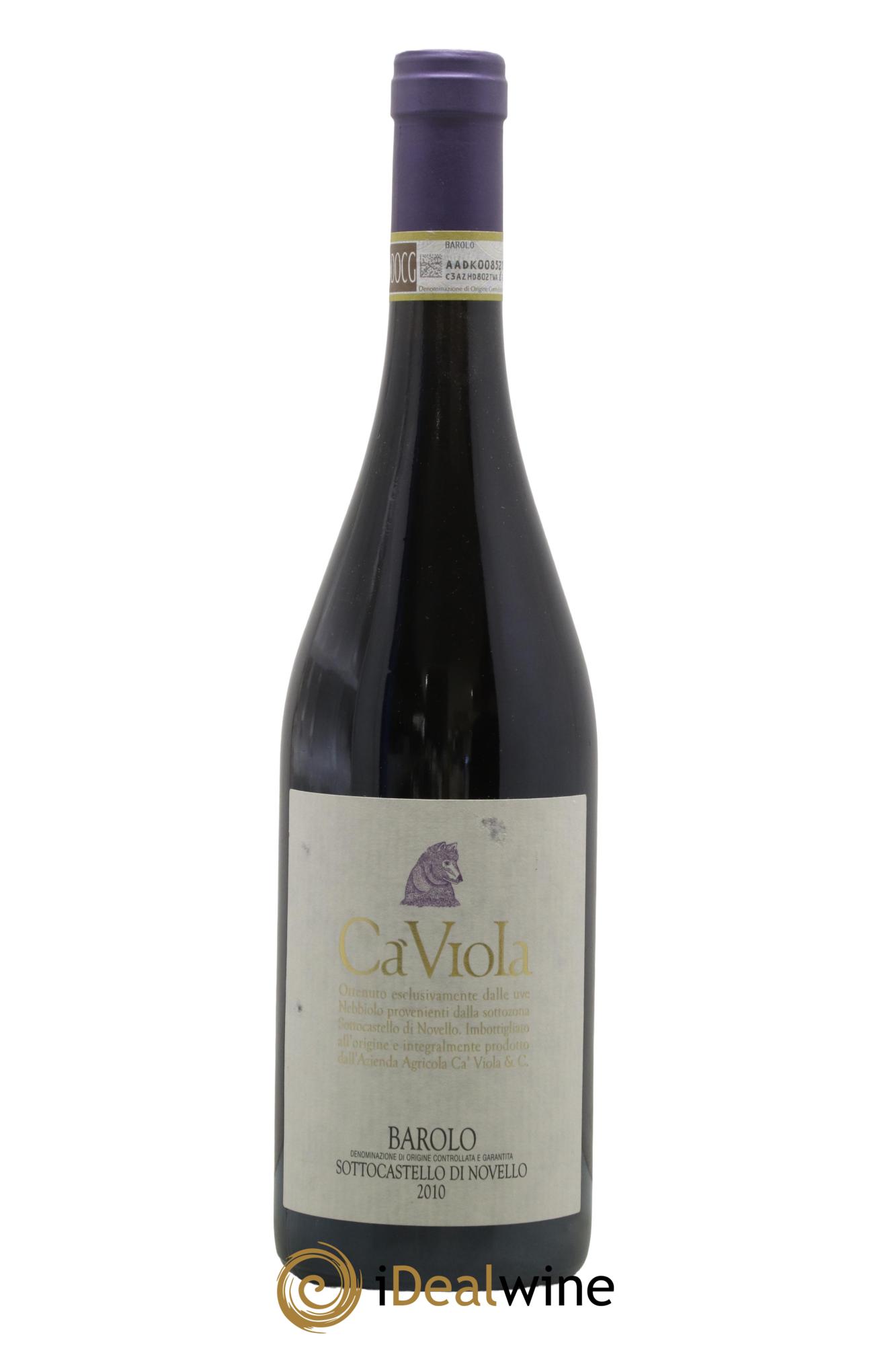 Barolo DOCG Sottocastello Di Novello Ca' Viola 2010 - Lotto di 1 bottiglia - 0