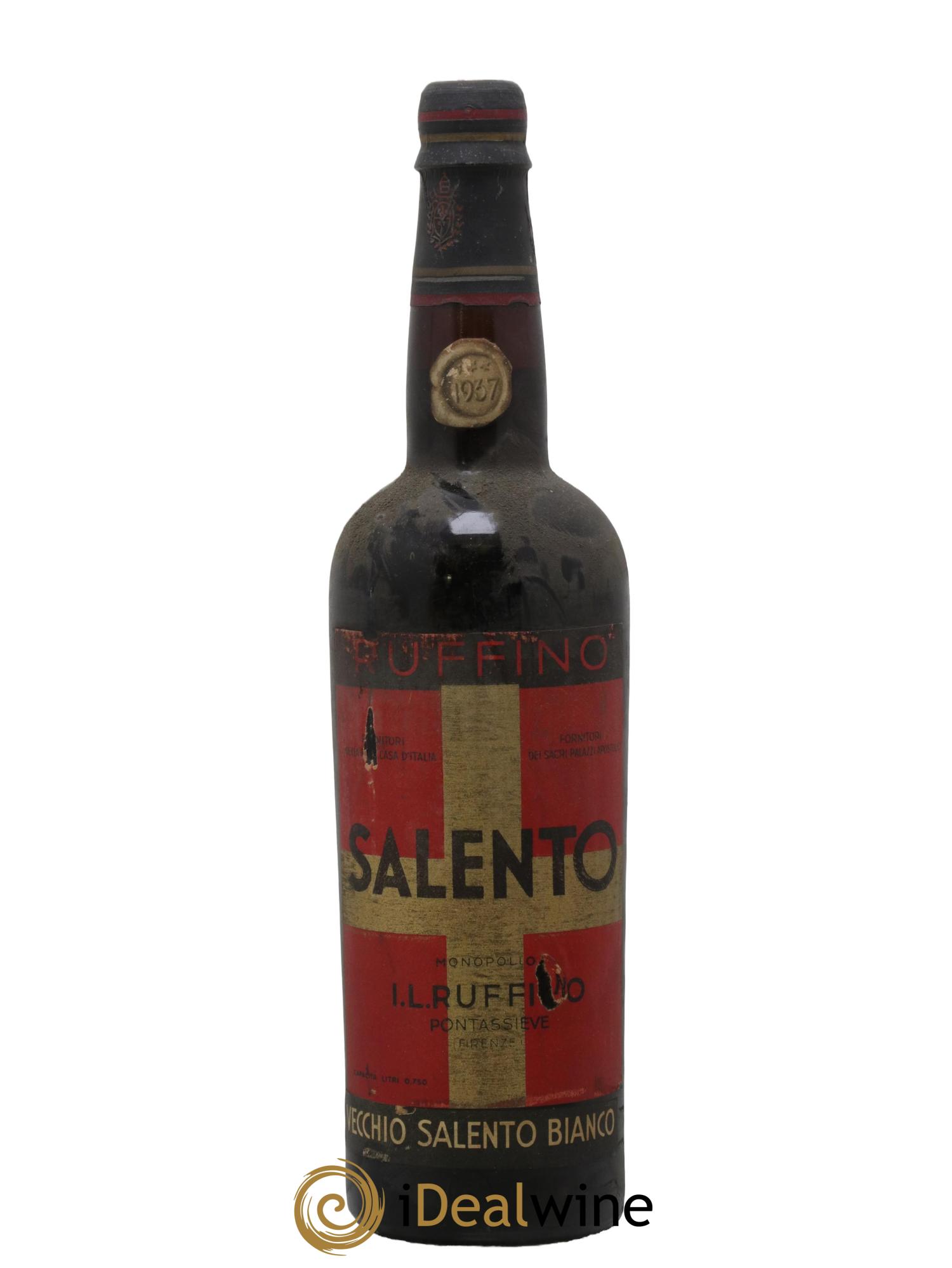 Italie Salento Ruffino 1937 - Lot de 1 bouteille - 0