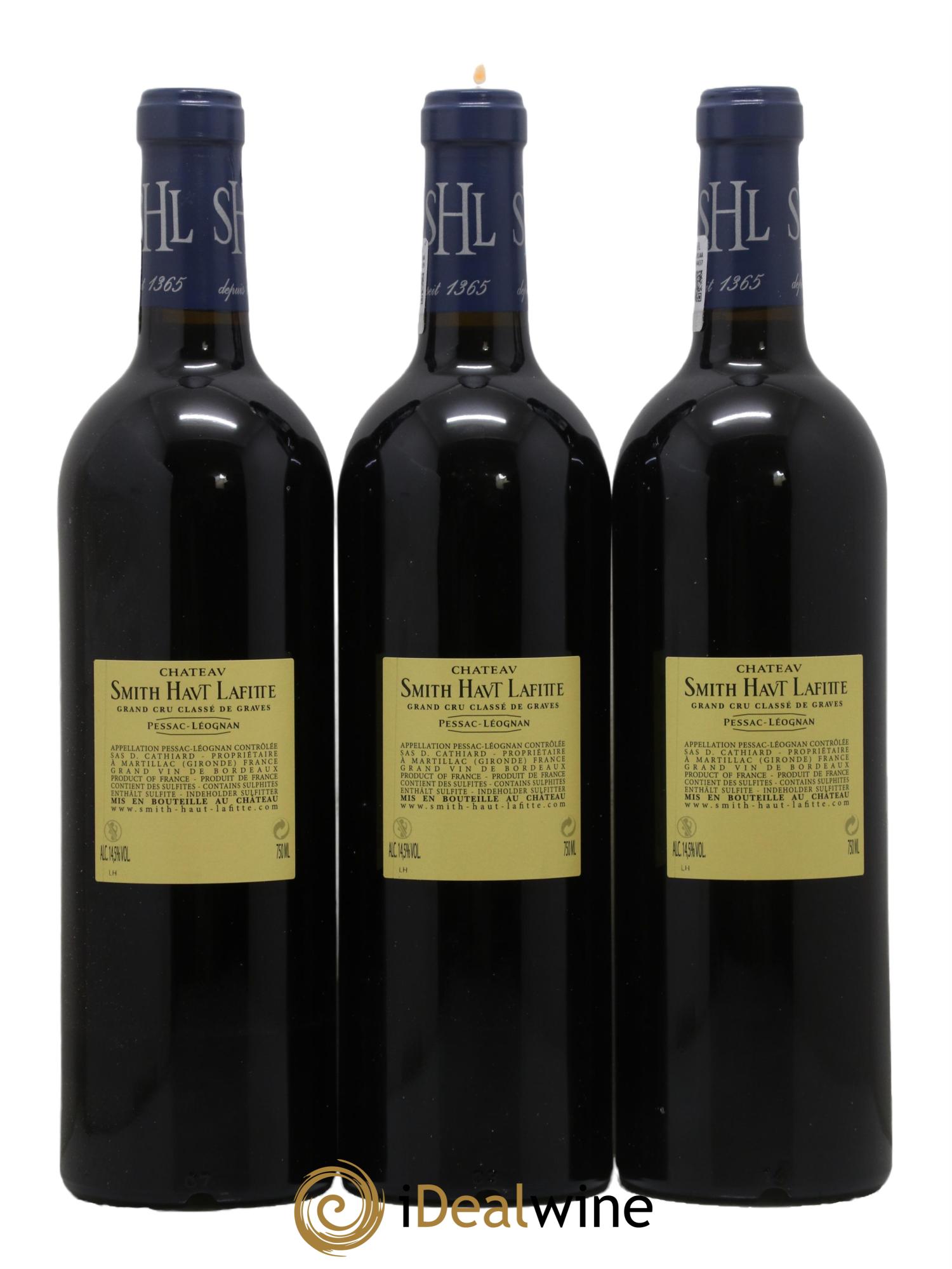 Château Smith Haut Lafitte Cru Classé de Graves 2018 - Lotto di 3 bottiglie - 1