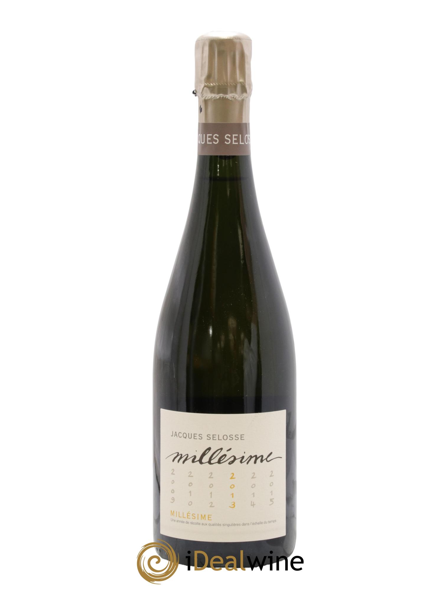 1er Cru Millésimé Extra-Brut Jacques Selosse 2013 - Lotto di 1 bottiglia - 0