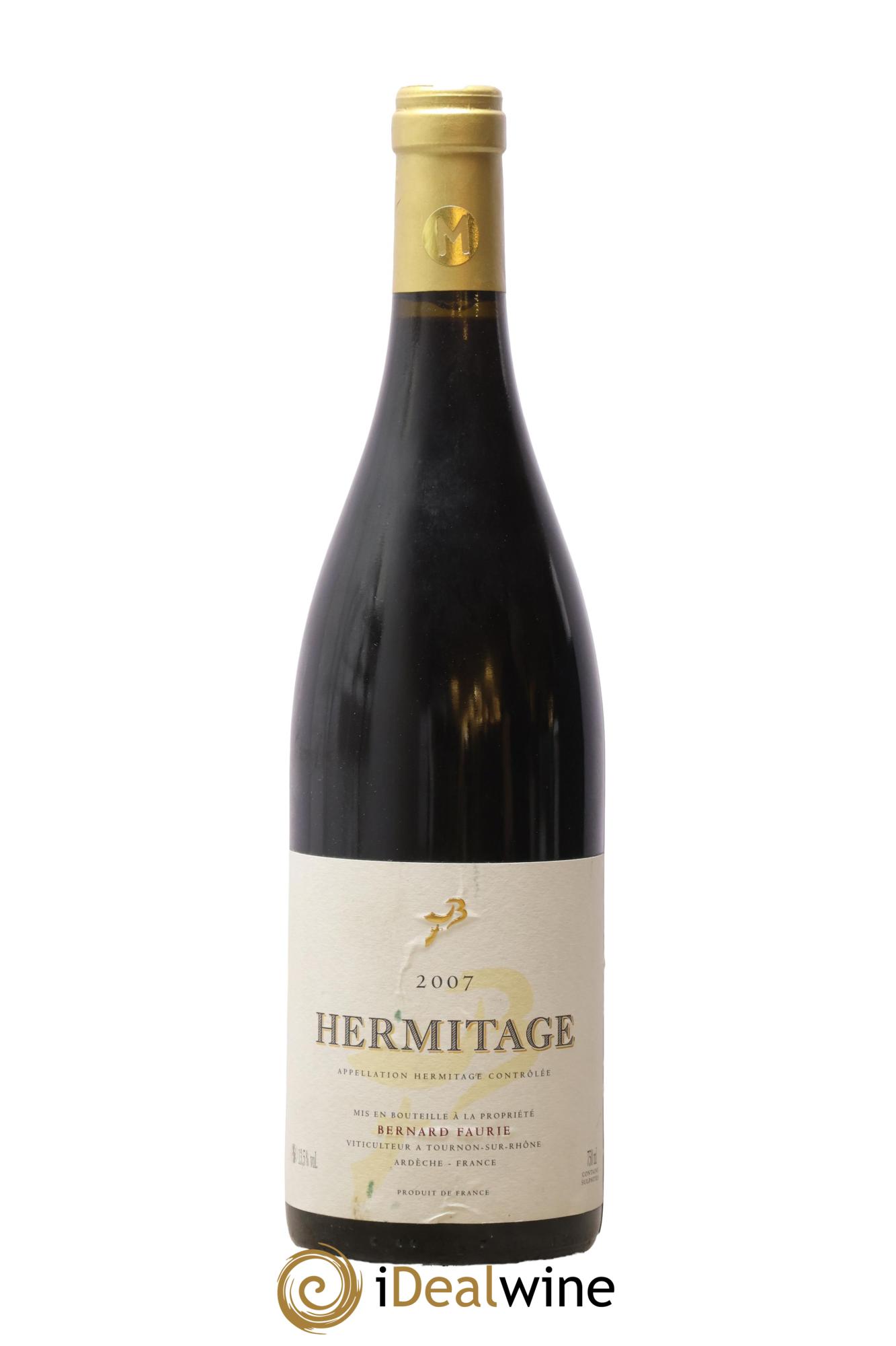 Hermitage Bessards Méal (capsule dorée) Bernard Faurie 2007 - Lotto di 1 bottiglia - 0