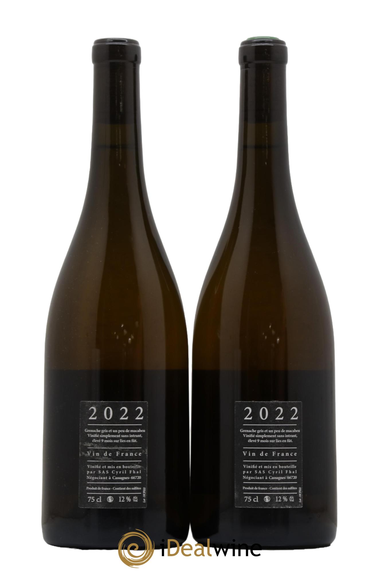Côtes Catalanes Clos du Rouge Gorge La femme soleil Cyril Fhal 2022 - Lot de 2 bouteilles - 1