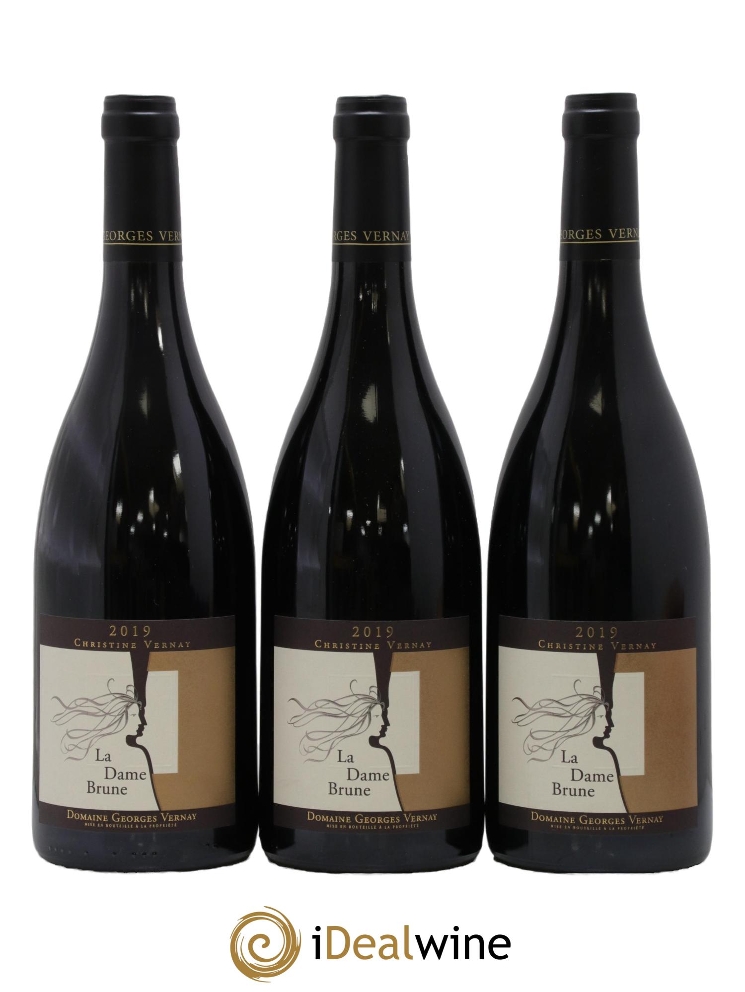 Saint-Joseph La Dame Brune Georges Vernay 2019 - Lot de 3 bouteilles - 0