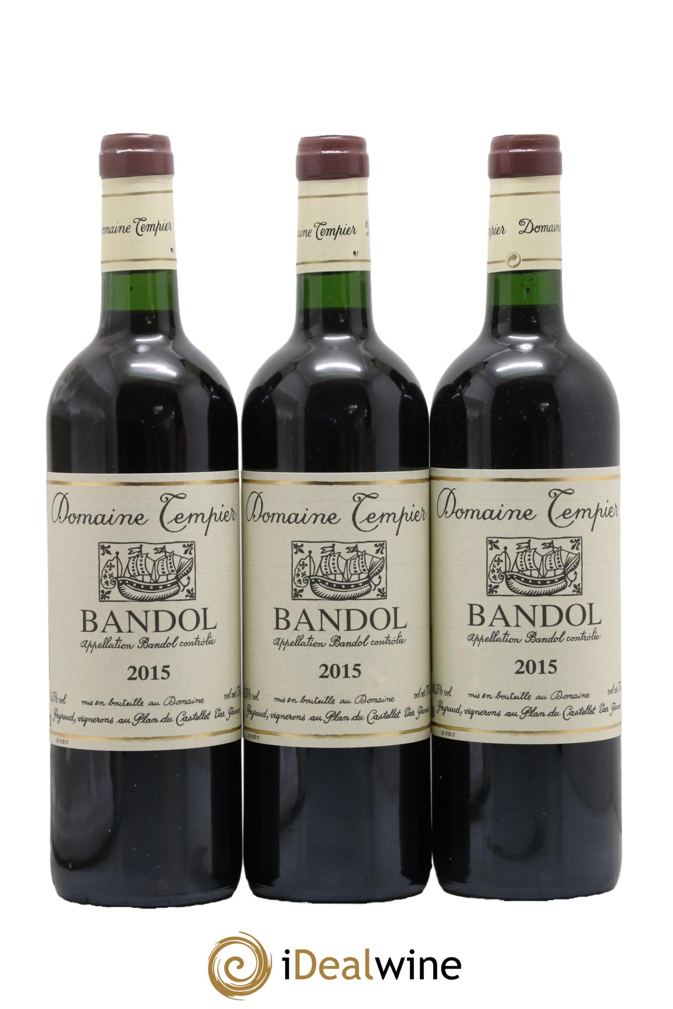 Bandol Domaine Tempier Famille Peyraud 2015 - Posten von 3 Flaschen - 0