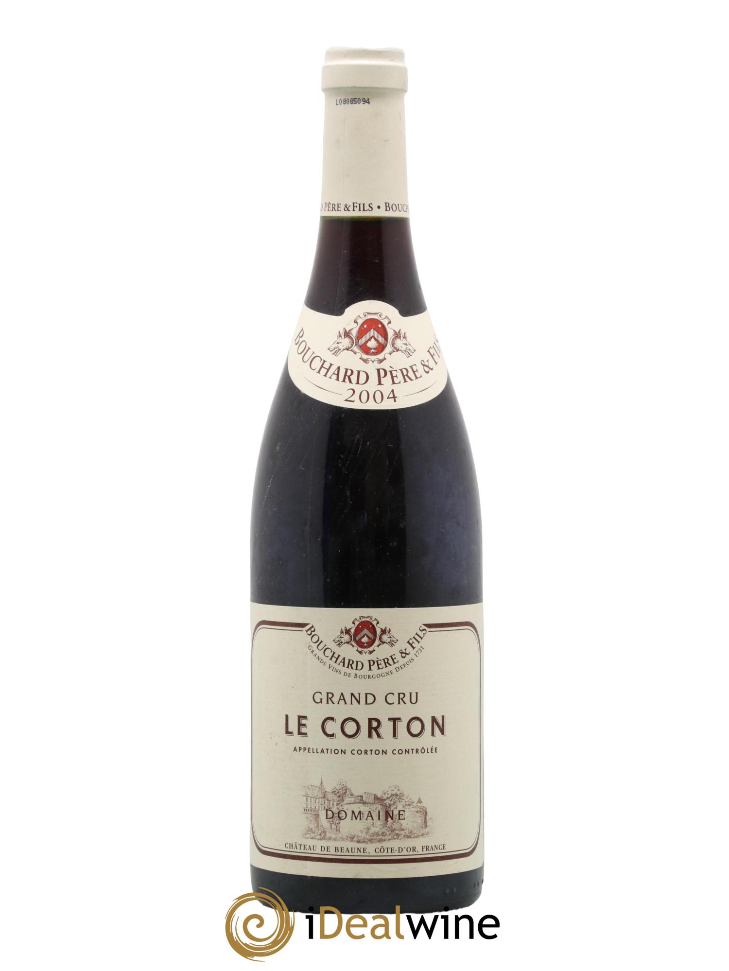 Corton Grand Cru Le Corton Bouchard Père & Fils 2004 - Lot de 1 bouteille - 0