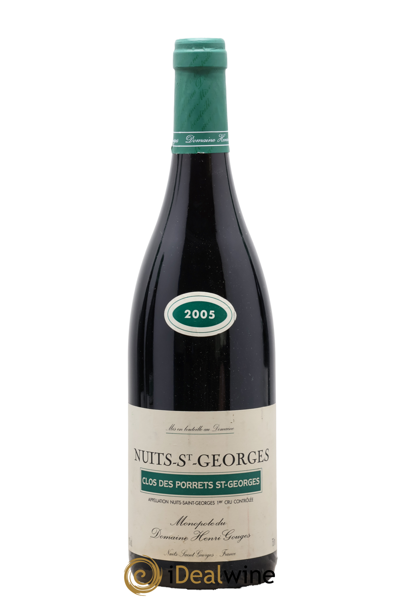 Nuits-Saint-Georges 1er Cru Clos des Porrets St Georges Henri Gouges 2005 - Lot de 1 bouteille - 0