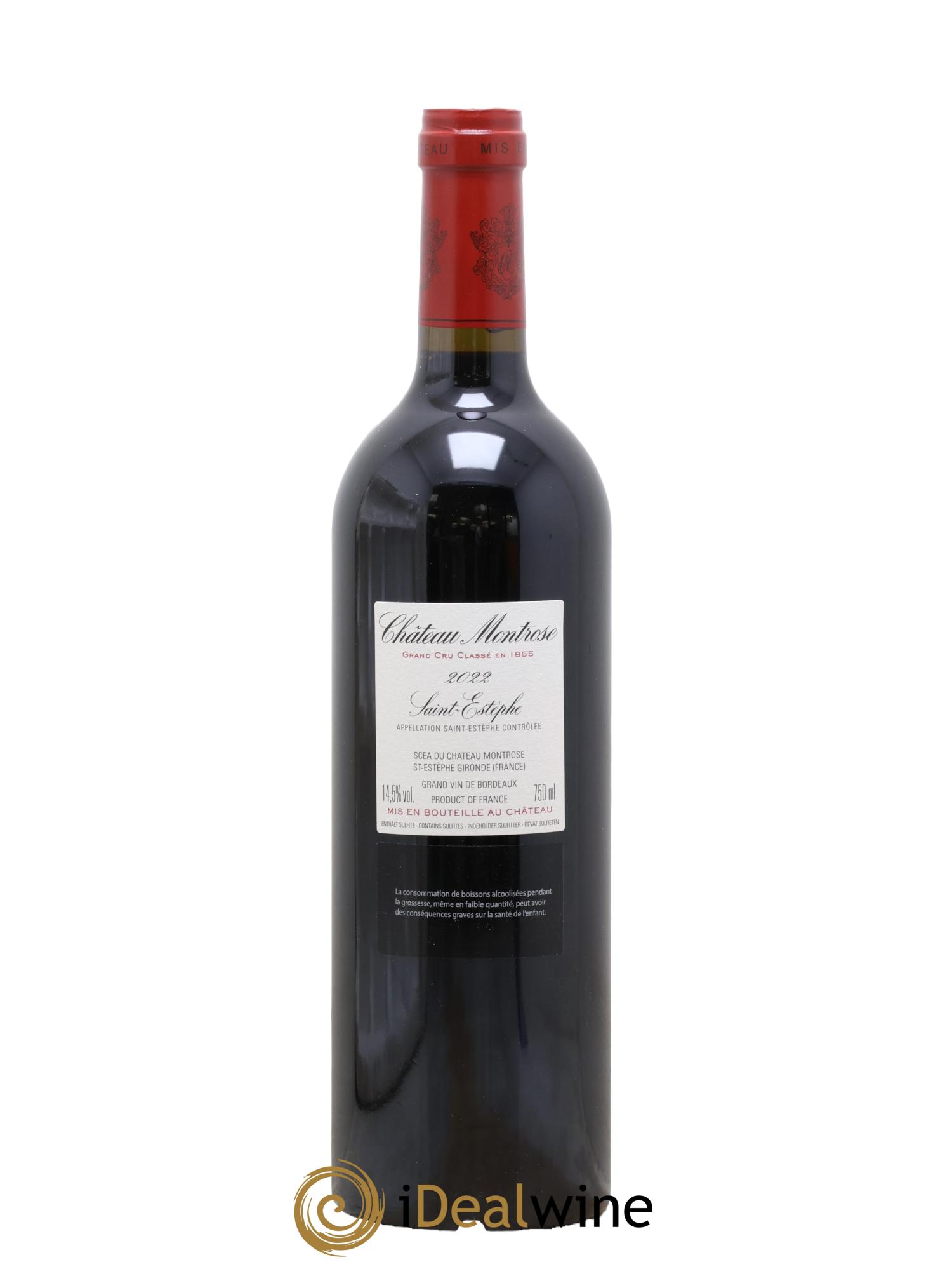 Château Montrose 2ème Grand Cru Classé 2022 - Lot de 1 bouteille - 2