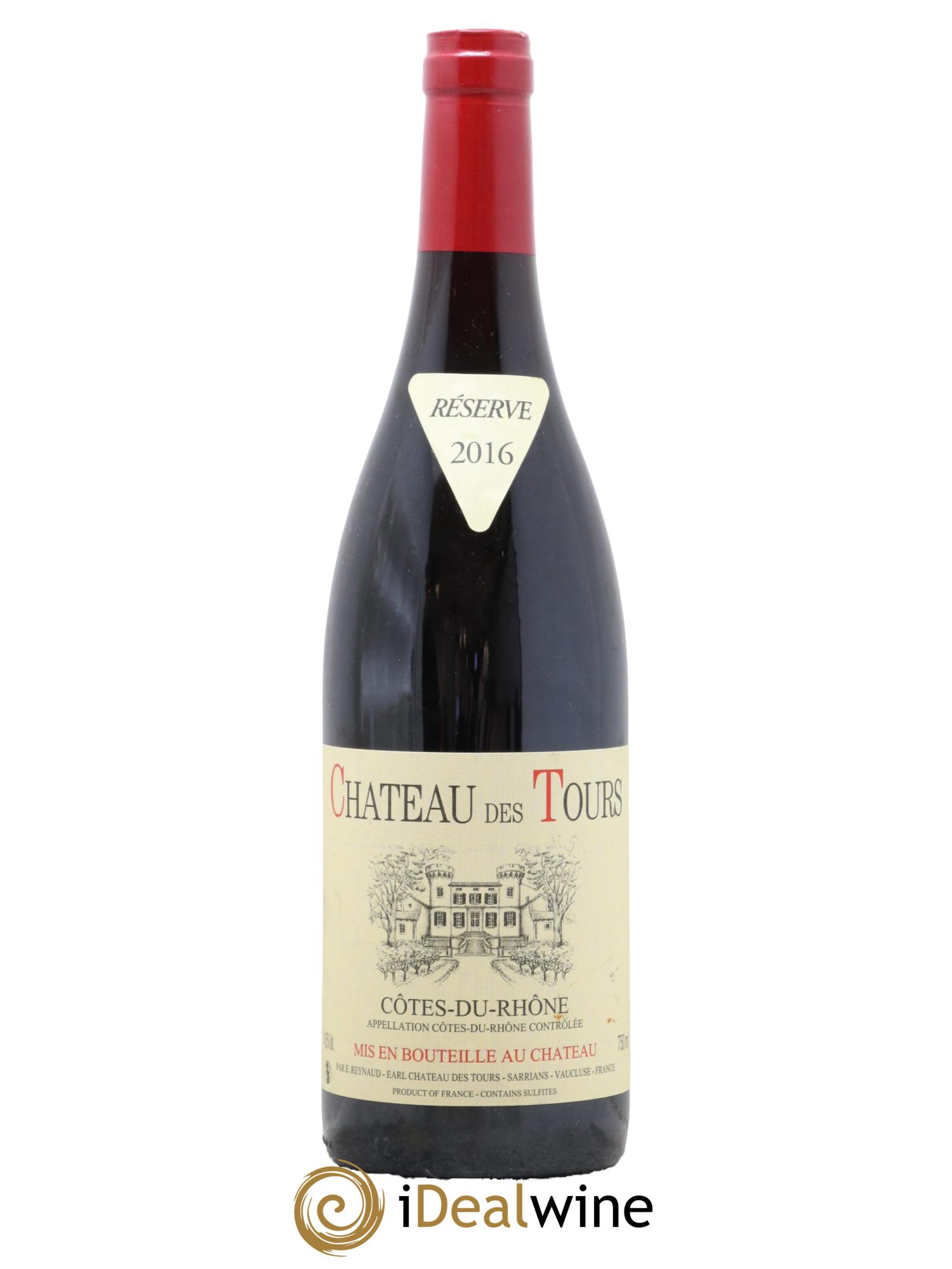 Côtes-du-Rhône Château des Tours Emmanuel Reynaud 2016 - Lot de 1 bouteille - 0