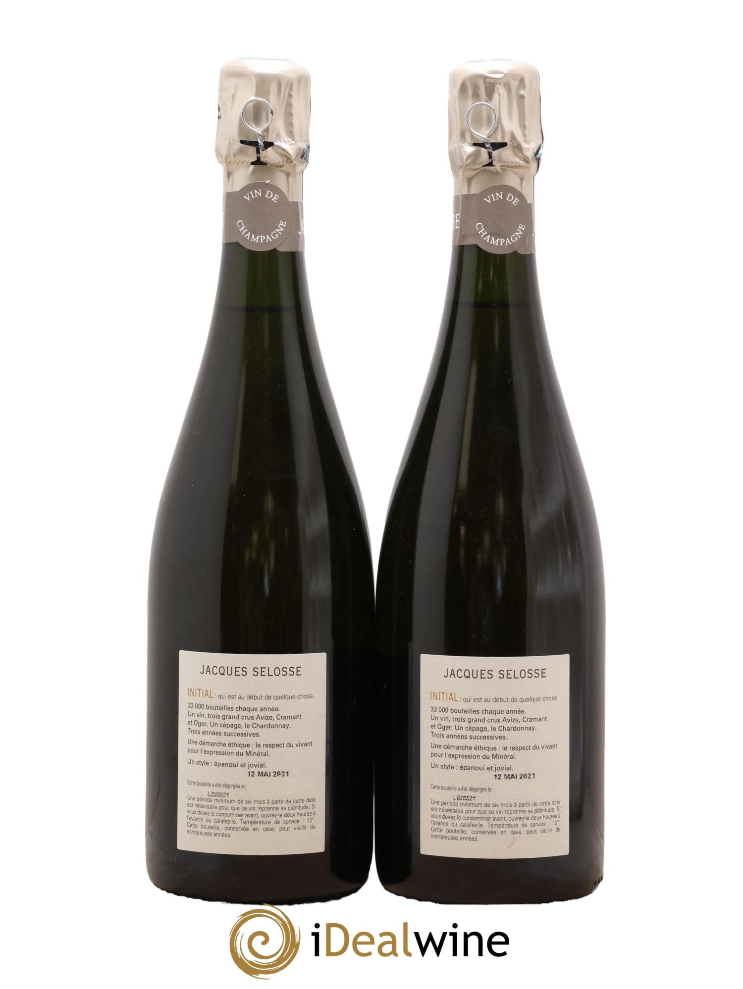 Initial Brut Jacques Selosse - Posten von 2 Flaschen - 1