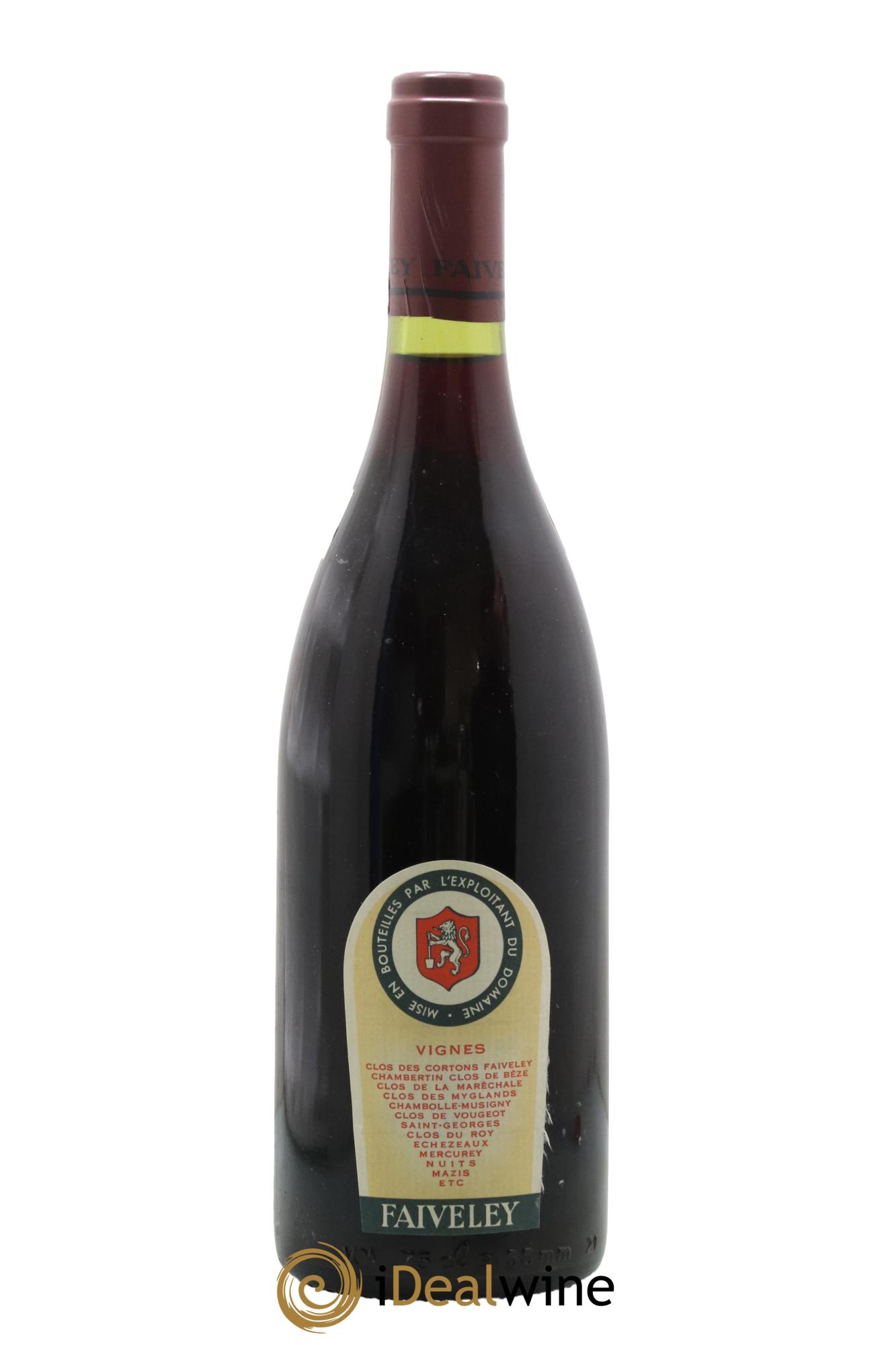 Chambertin Clos de Bèze Grand Cru Faiveley 1990 - Lot de 1 bouteille - 1