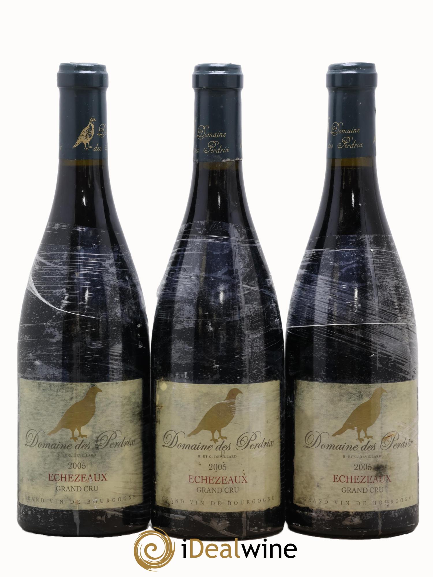 Echezeaux Grand Cru Perdrix (Domaine des) 2005 - Lotto di 3 bottiglie - 0