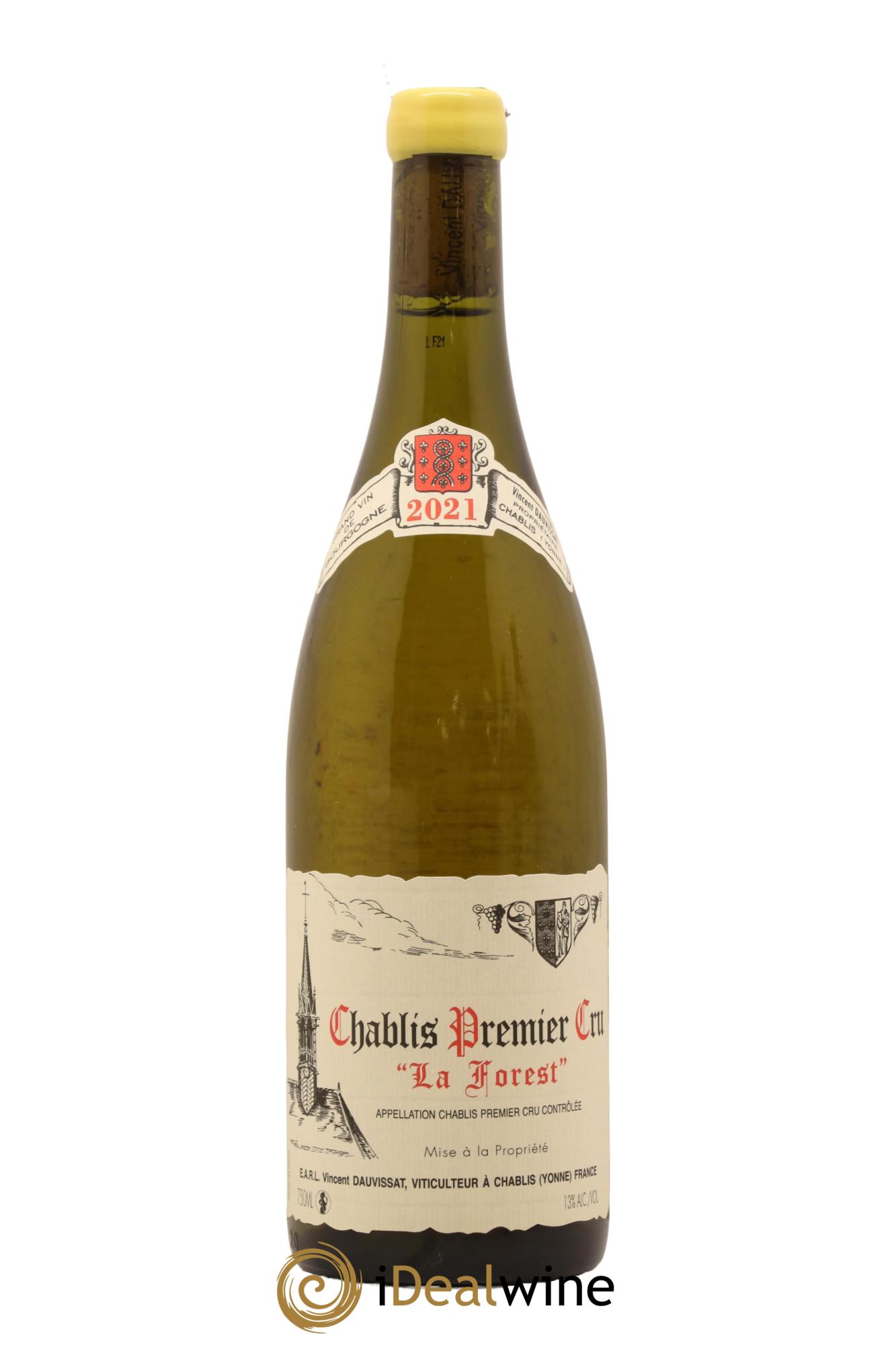 Chablis 1er Cru La Forest Vincent Dauvissat (Domaine) 2021 - Lot de 1 bouteille - 0