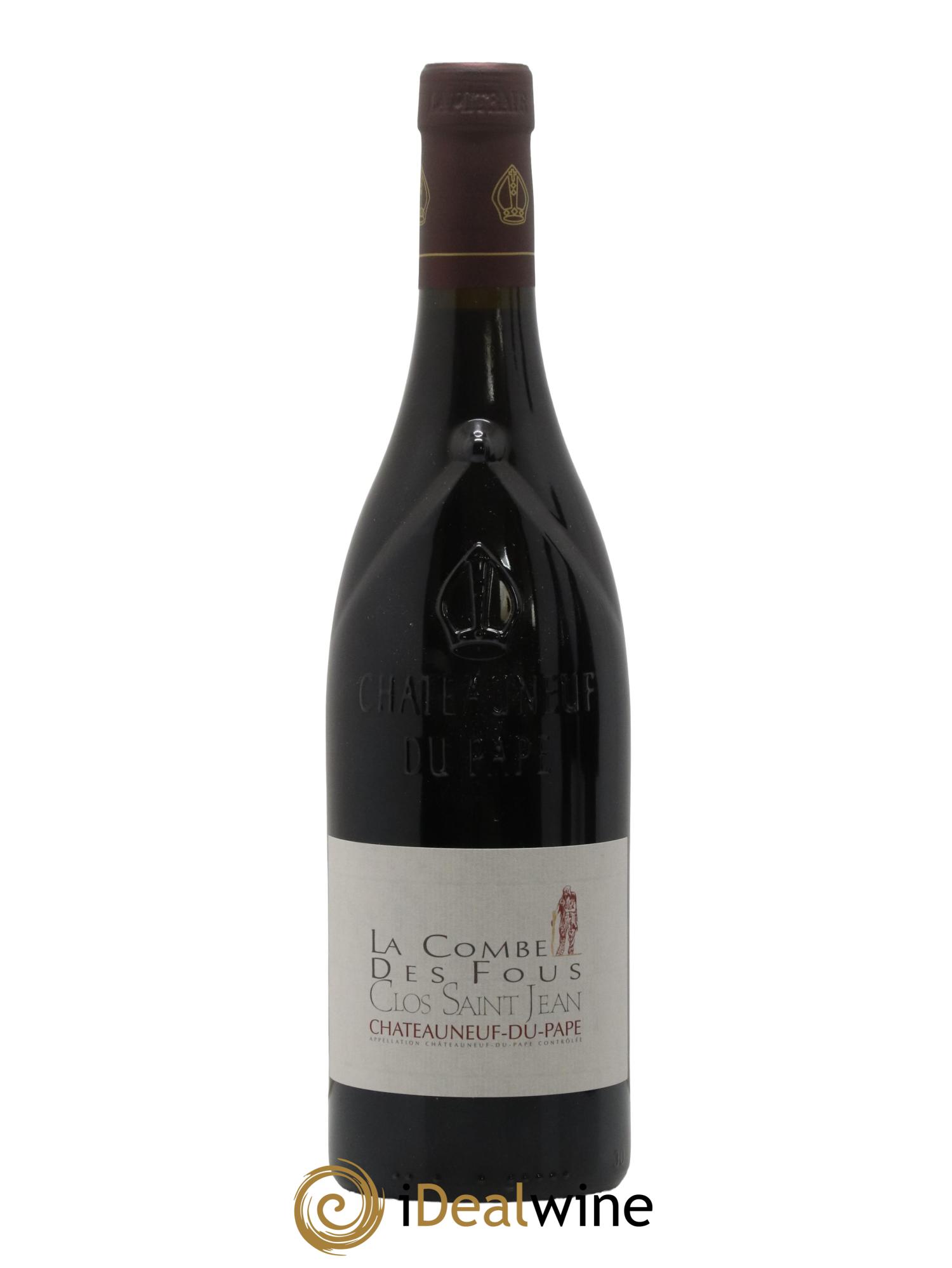 Châteauneuf-du-Pape Clos Saint-Jean La Combe des Fous Pascal et Vincent Maurel 2015 - Lot de 1 bouteille - 0