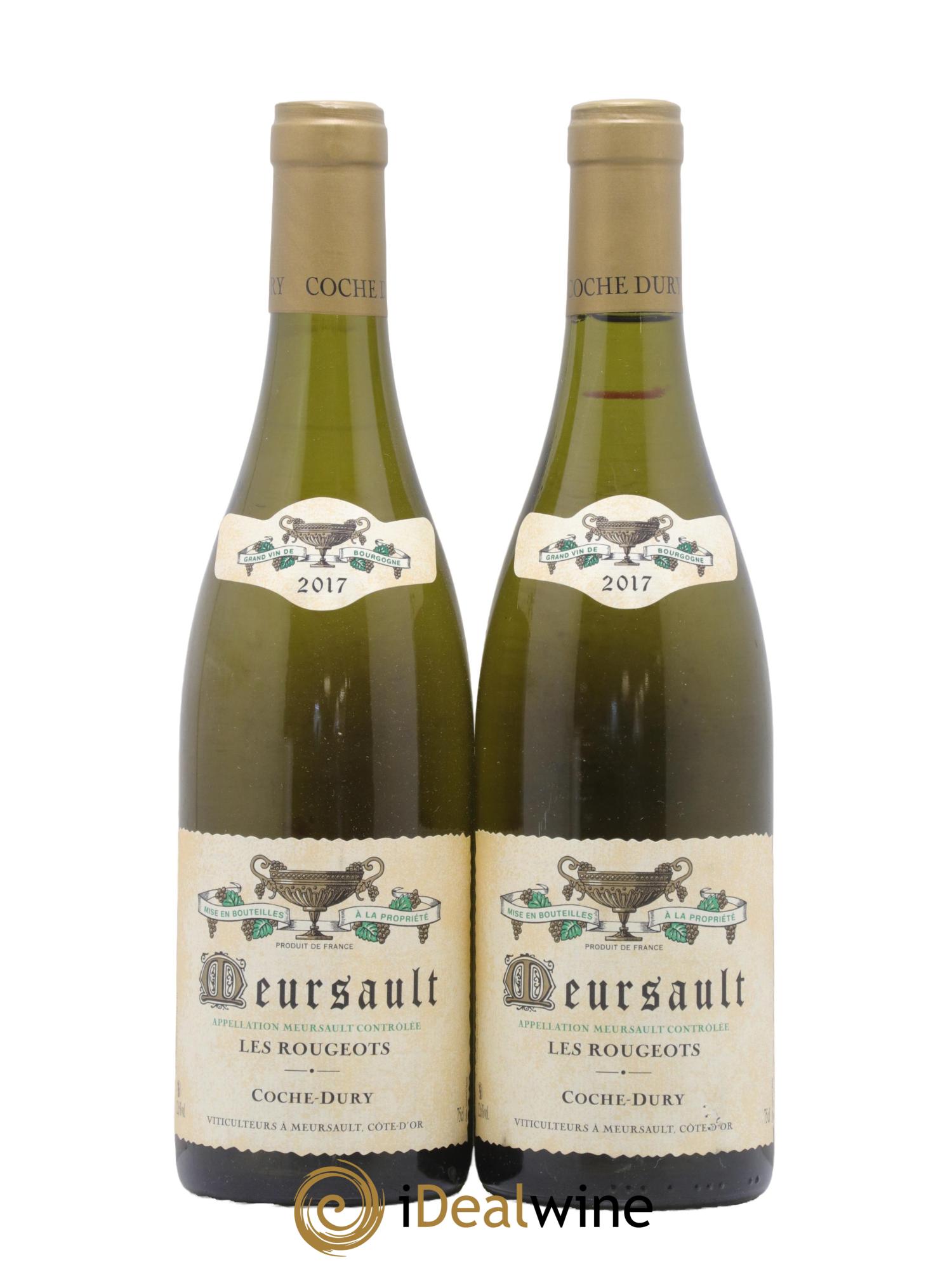 Meursault Les Rougeots Coche Dury (Domaine) 2017 - Lot de 2 bouteilles - 0