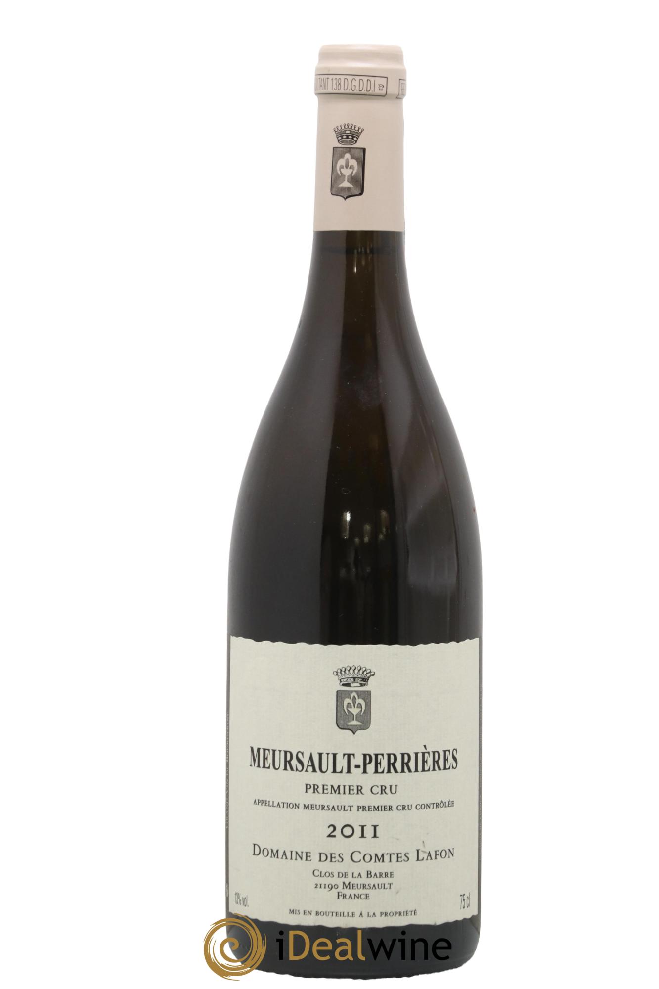 Meursault 1er Cru Perrières Comtes Lafon (Domaine des) 2011 - Lot de 1 bouteille - 0