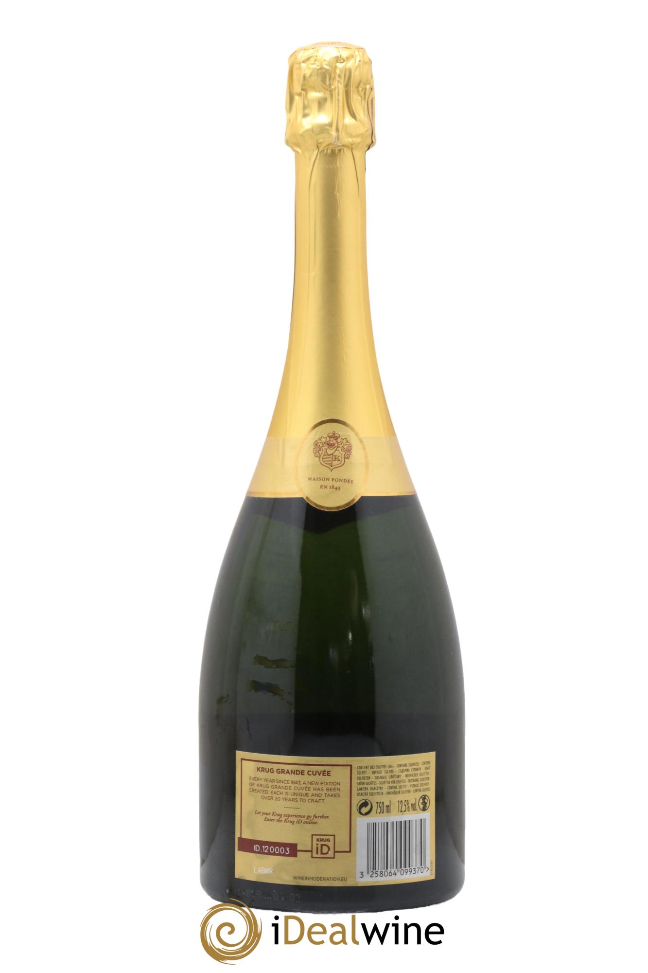 Grande Cuvée - 169ème édition Krug - Lot of 1 bottle - 1