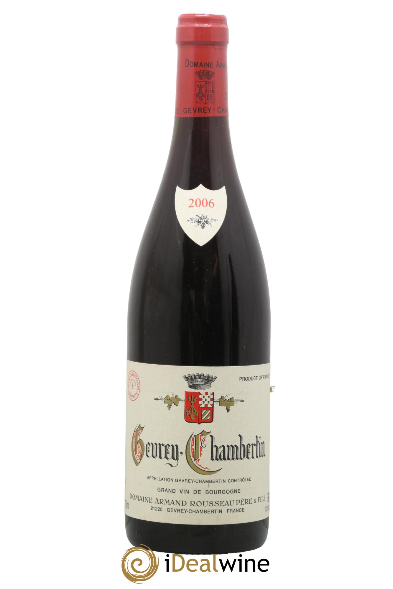 Gevrey-Chambertin Armand Rousseau (Domaine) 2006 - Lotto di 1 bottiglia - 0