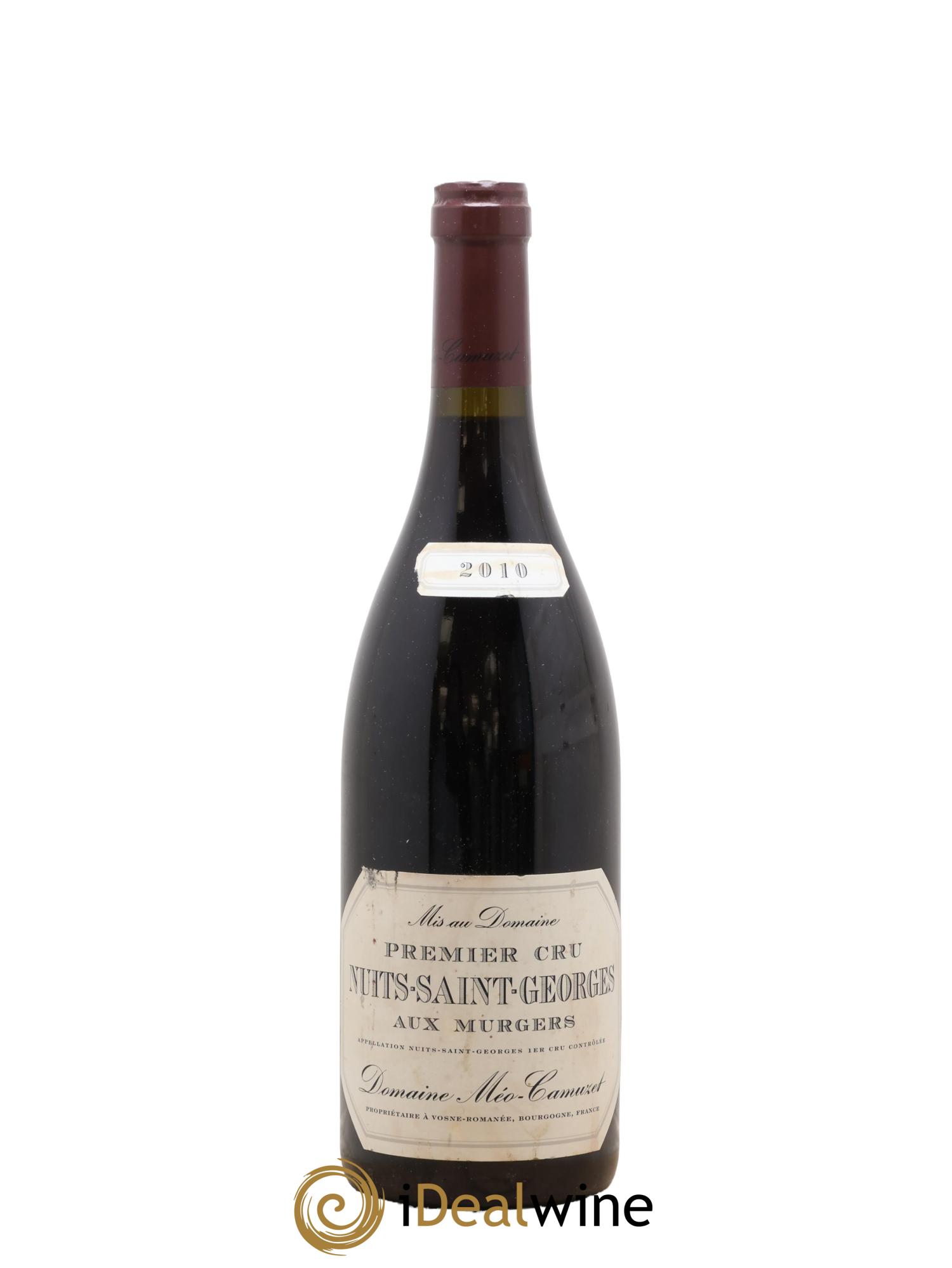 Nuits-Saint-Georges 1er Cru Aux Murgers Méo-Camuzet (Domaine) 2010 - Lot of 1 bottle - 0