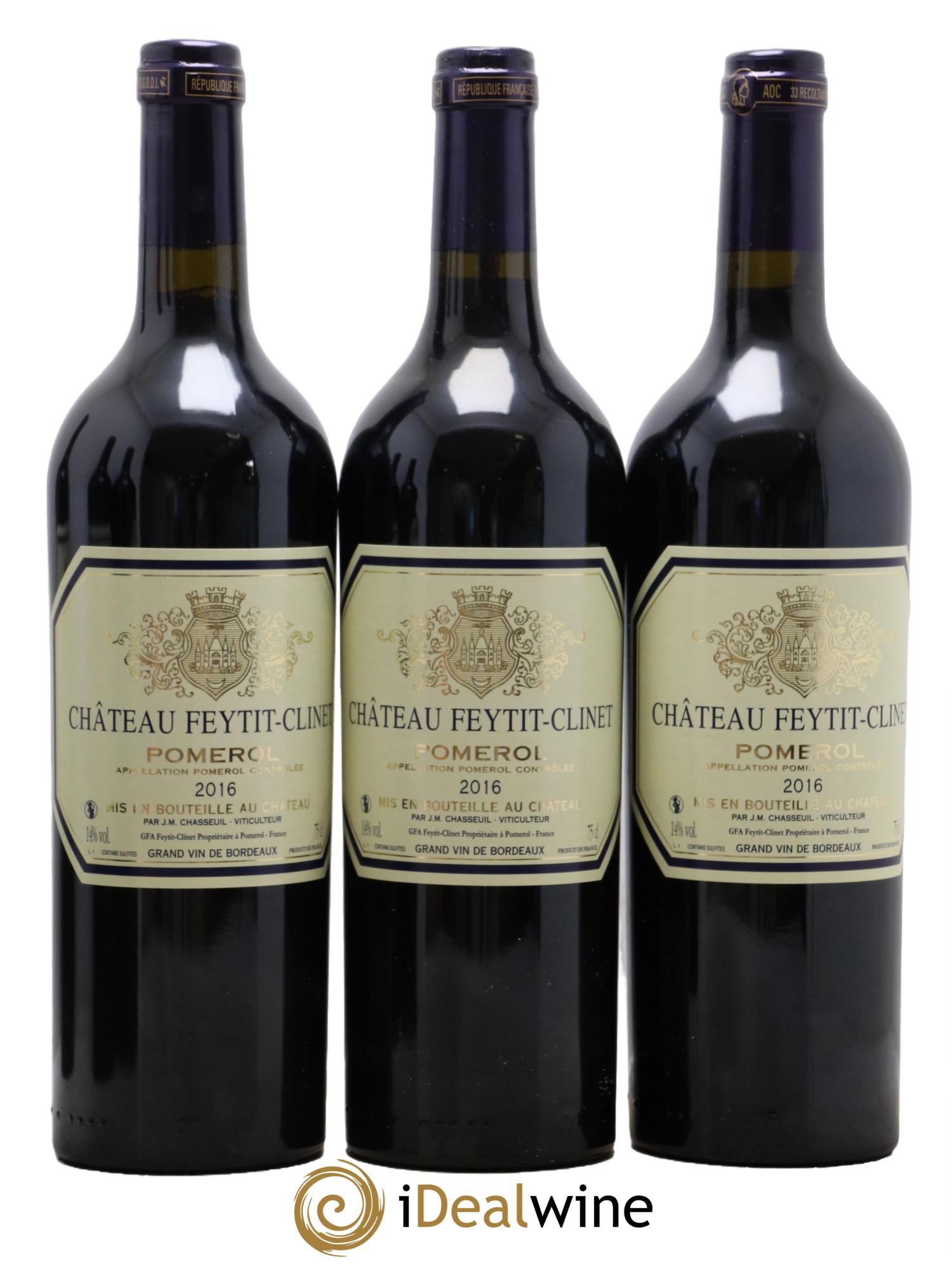 Château Feytit-Clinet 2016 - Lot de 6 bouteilles - 1