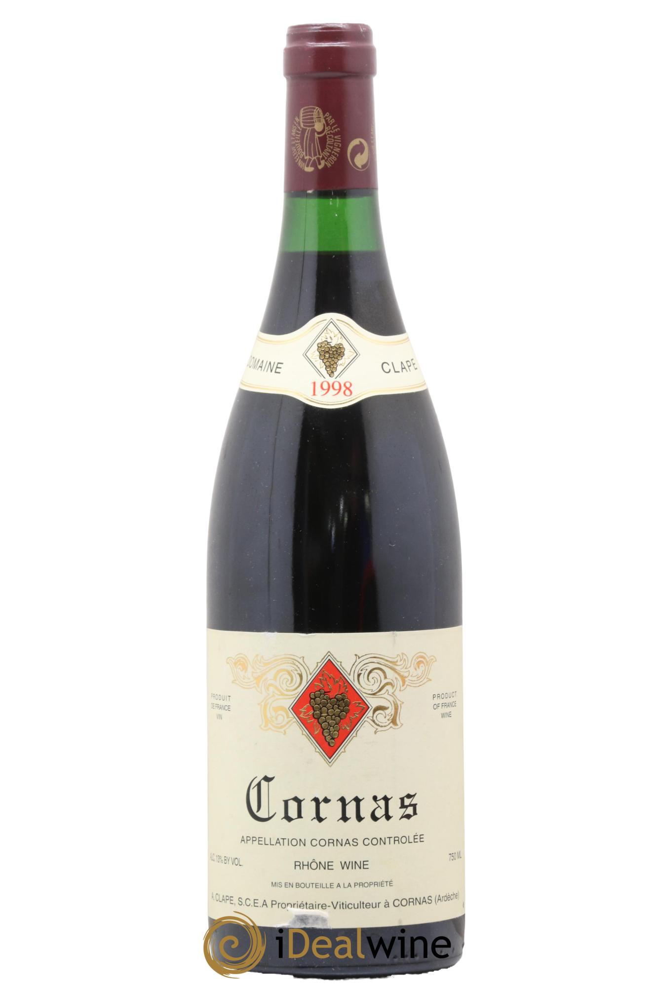 Cornas Auguste Clape 1998 - Lotto di 1 bottiglia - 0