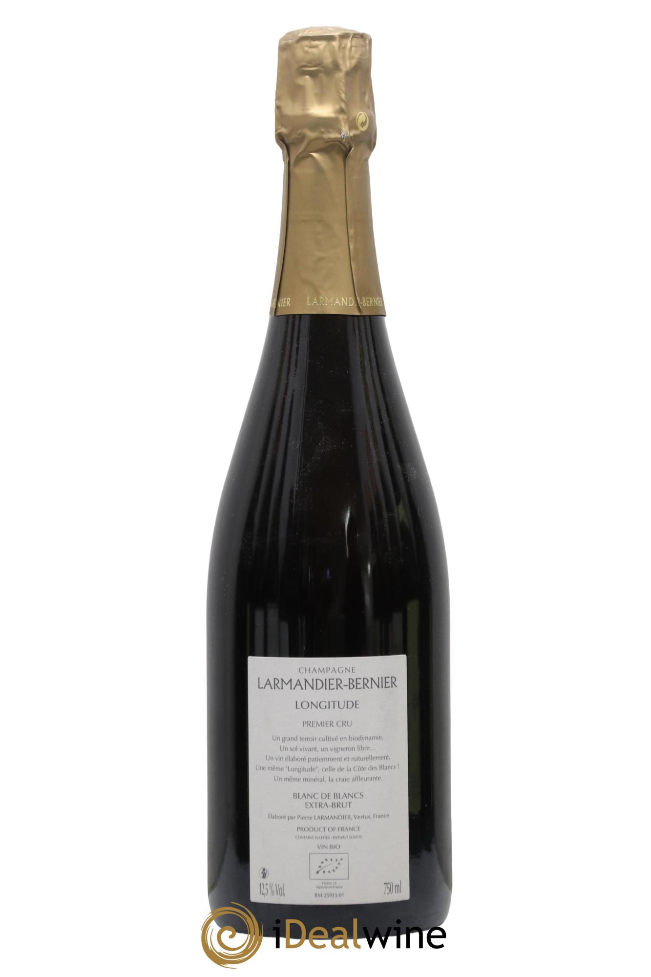 Longitude Blanc de Blancs 1er Cru Extra-Brut Larmandier-Bernier - Lot of 1 bottle - 1
