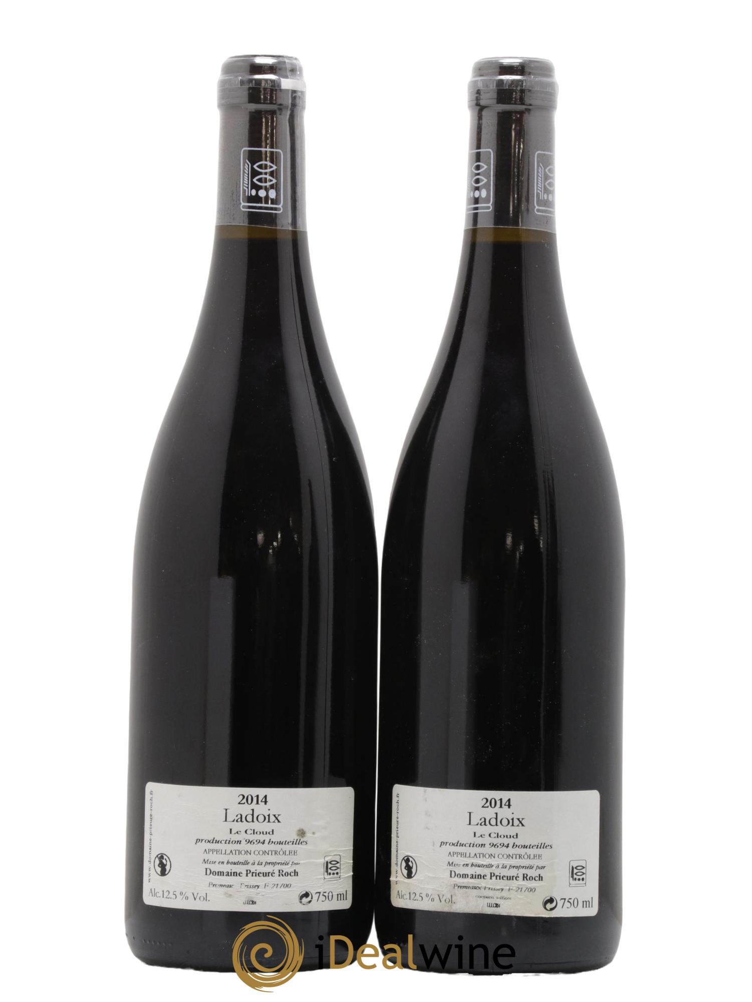 Ladoix Le Cloud Prieuré Roch 2014 - Lotto di 2 bottiglie - 1