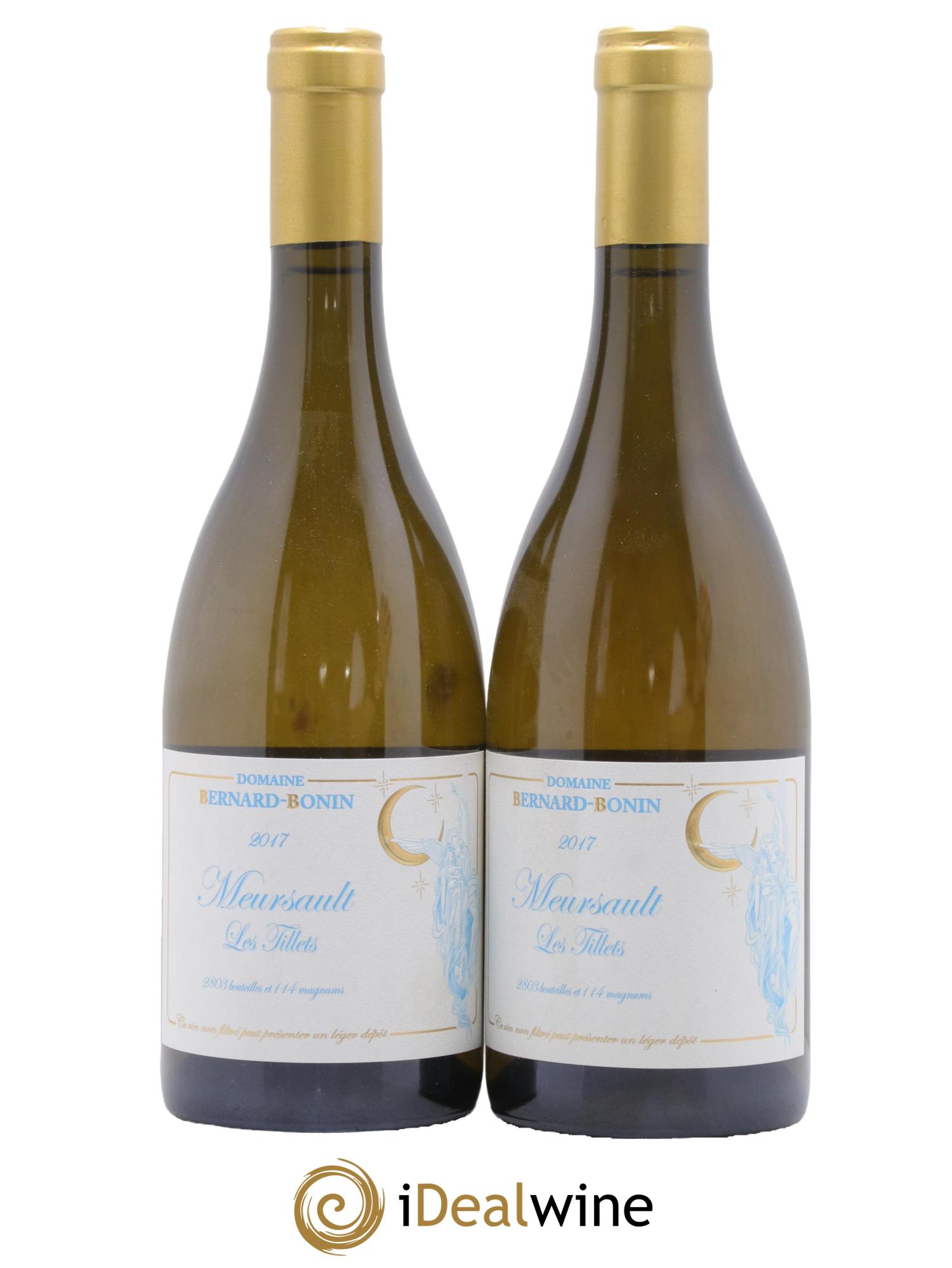 Meursault Les Tillets Bernard Bonin 2017 - Lotto di 2 bottiglie - 0