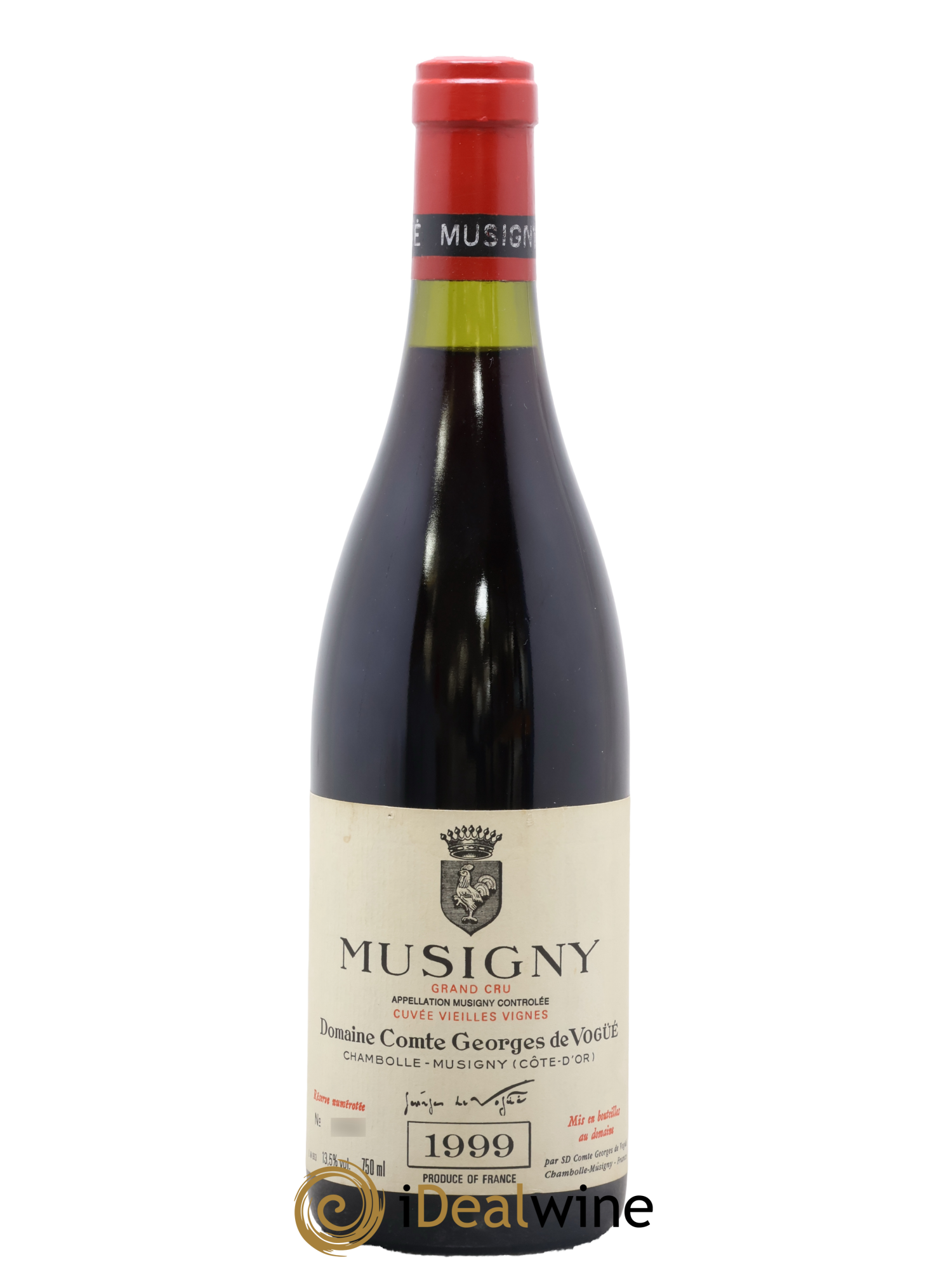 Musigny Grand Cru Cuvée Vieilles Vignes Comte Georges de Vogüé 1999 - Lot de 1 bouteille - 0