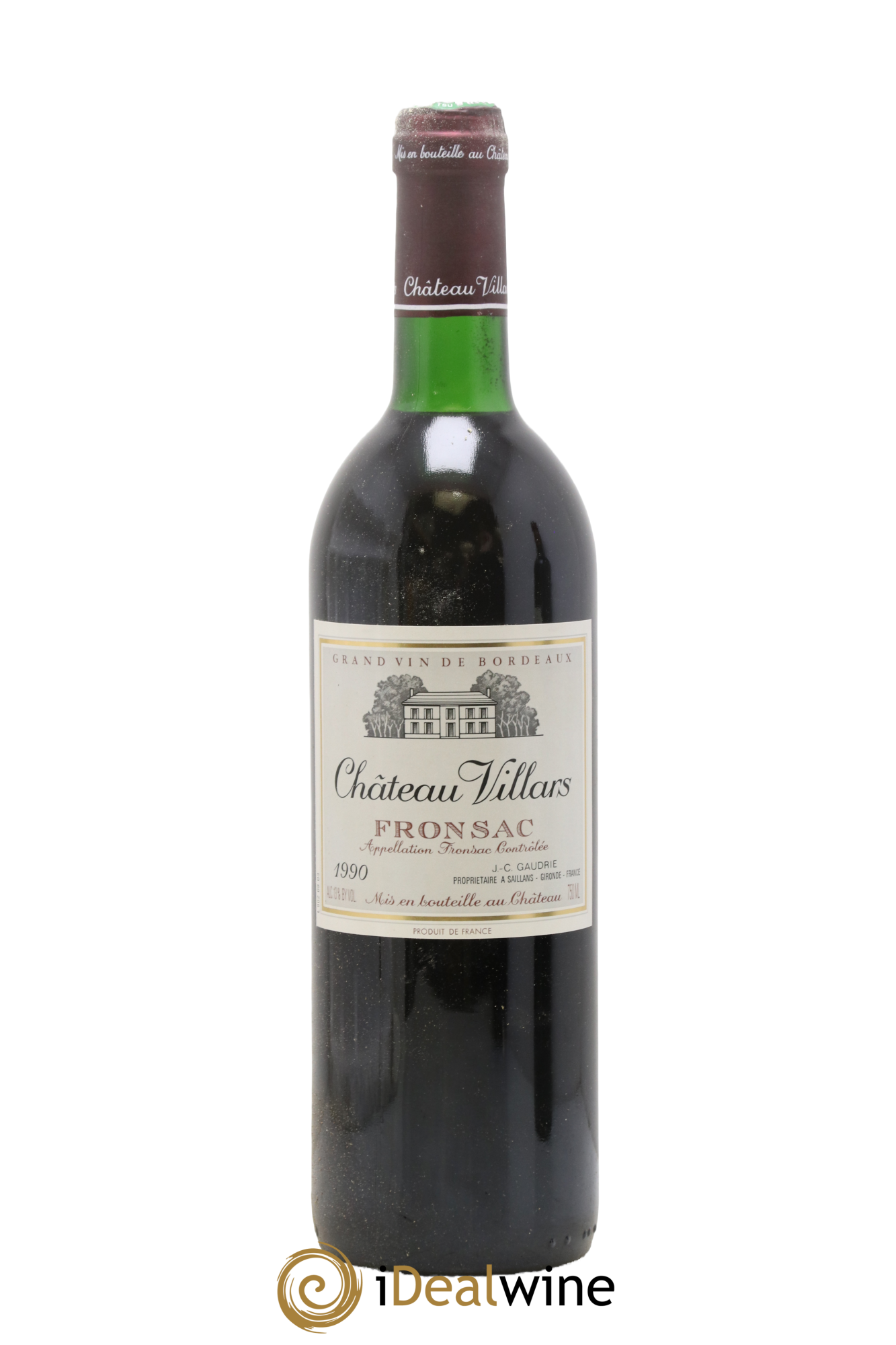 Fronsac Château Villars 1990 - Lot of 1 bottle - 0