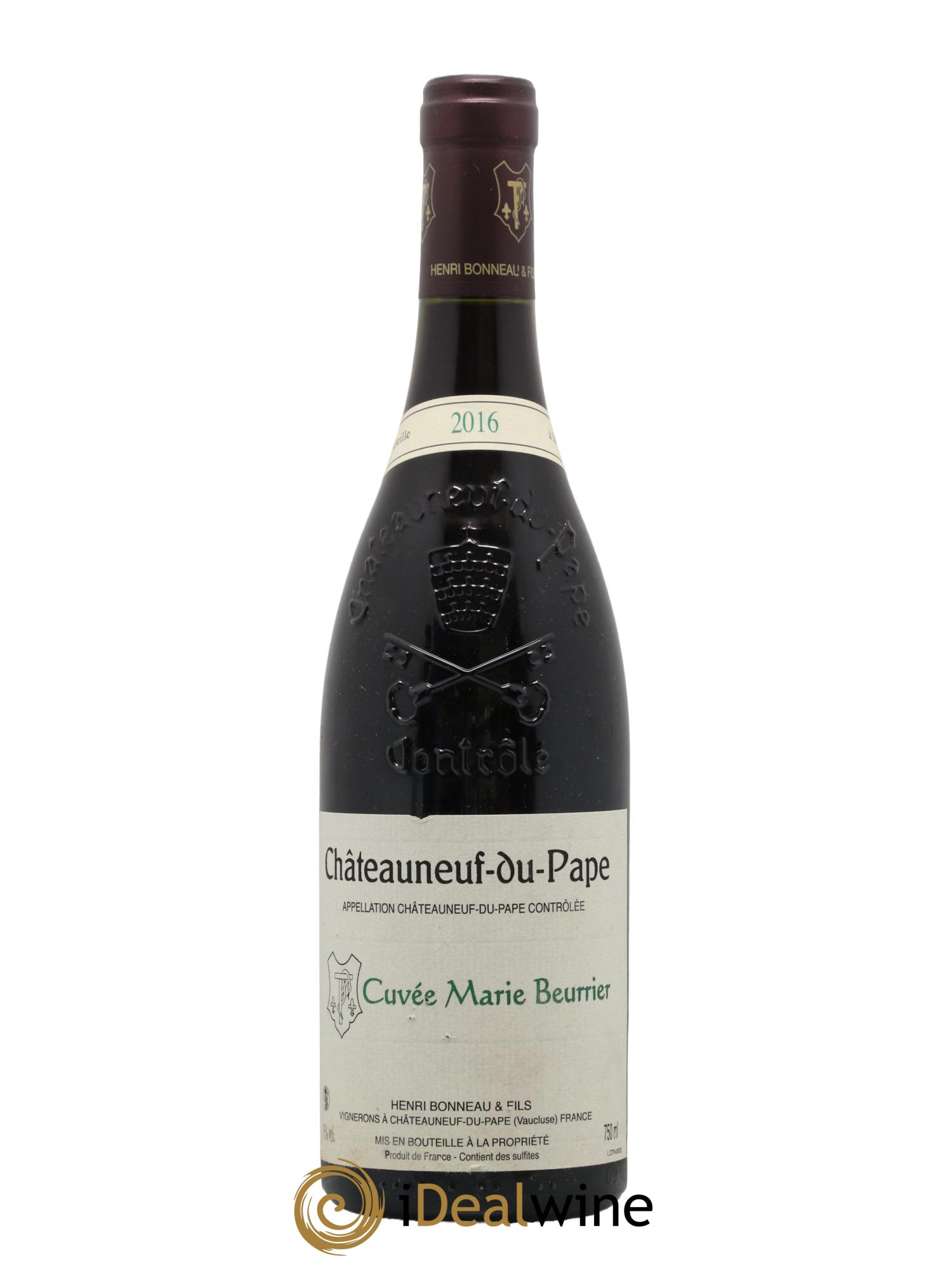 Châteauneuf-du-Pape Marie Beurrier Henri Bonneau & Fils 2016 - Lot de 1 bouteille - 0