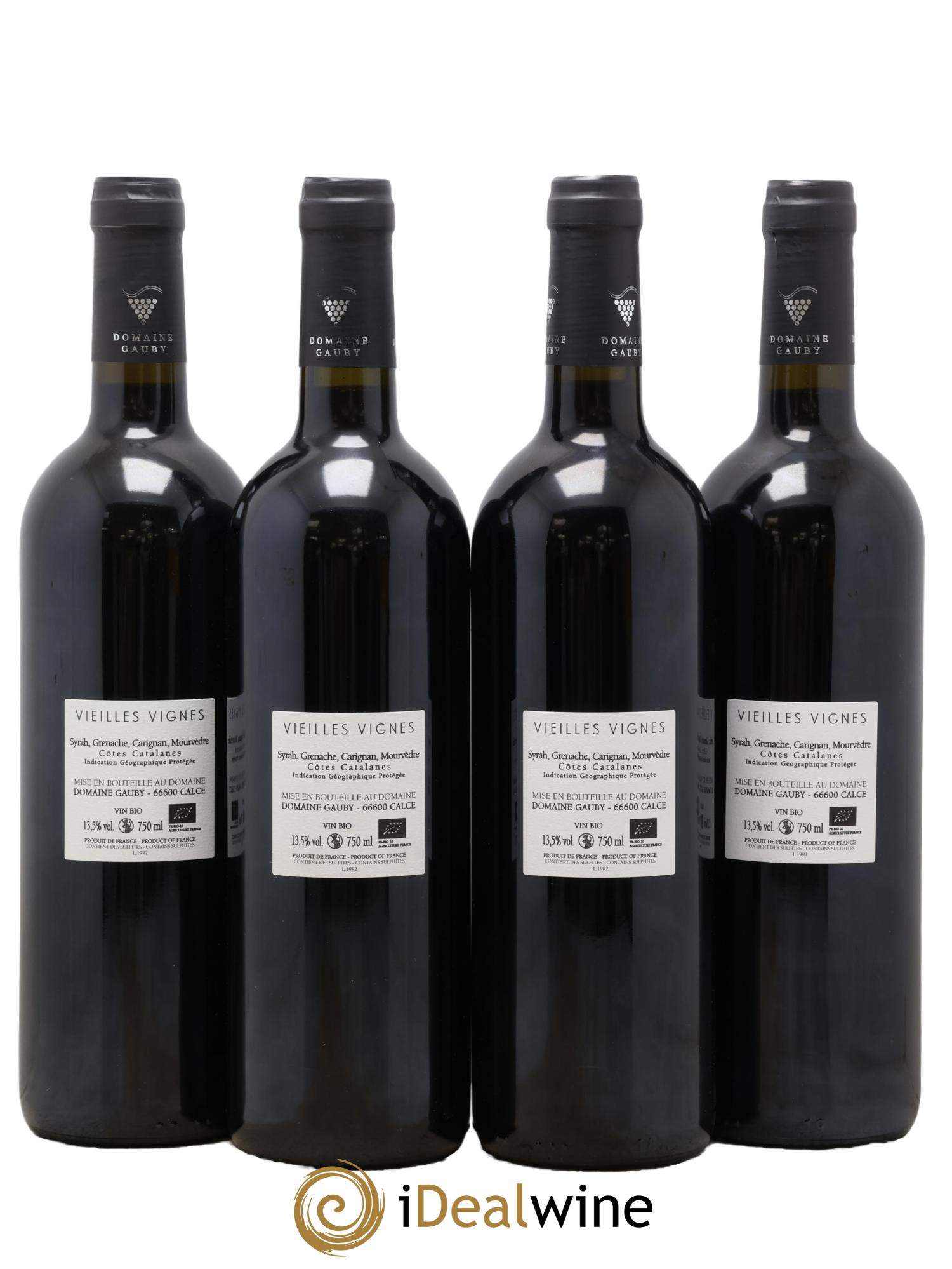 IGP Côtes Catalanes  Vieilles Vignes Gauby (Domaine) 2019 - Lot of 4 bottles - 1