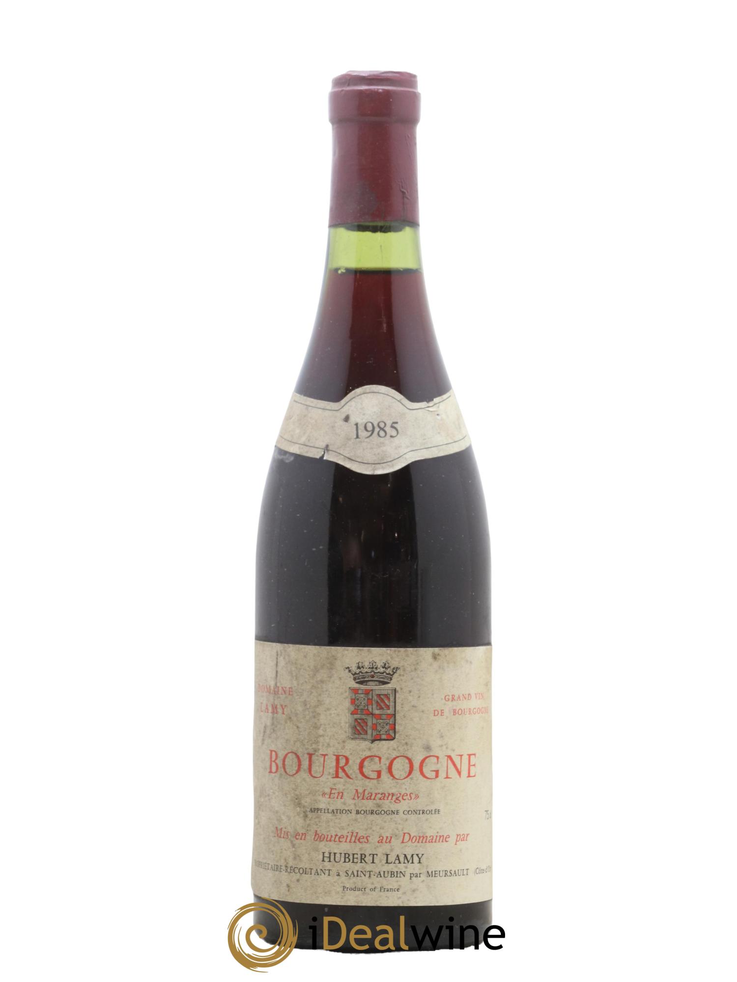 Bourgogne En Maranges Domaine Hubert Lamy 1985 - Lot de 1 bouteille - 0